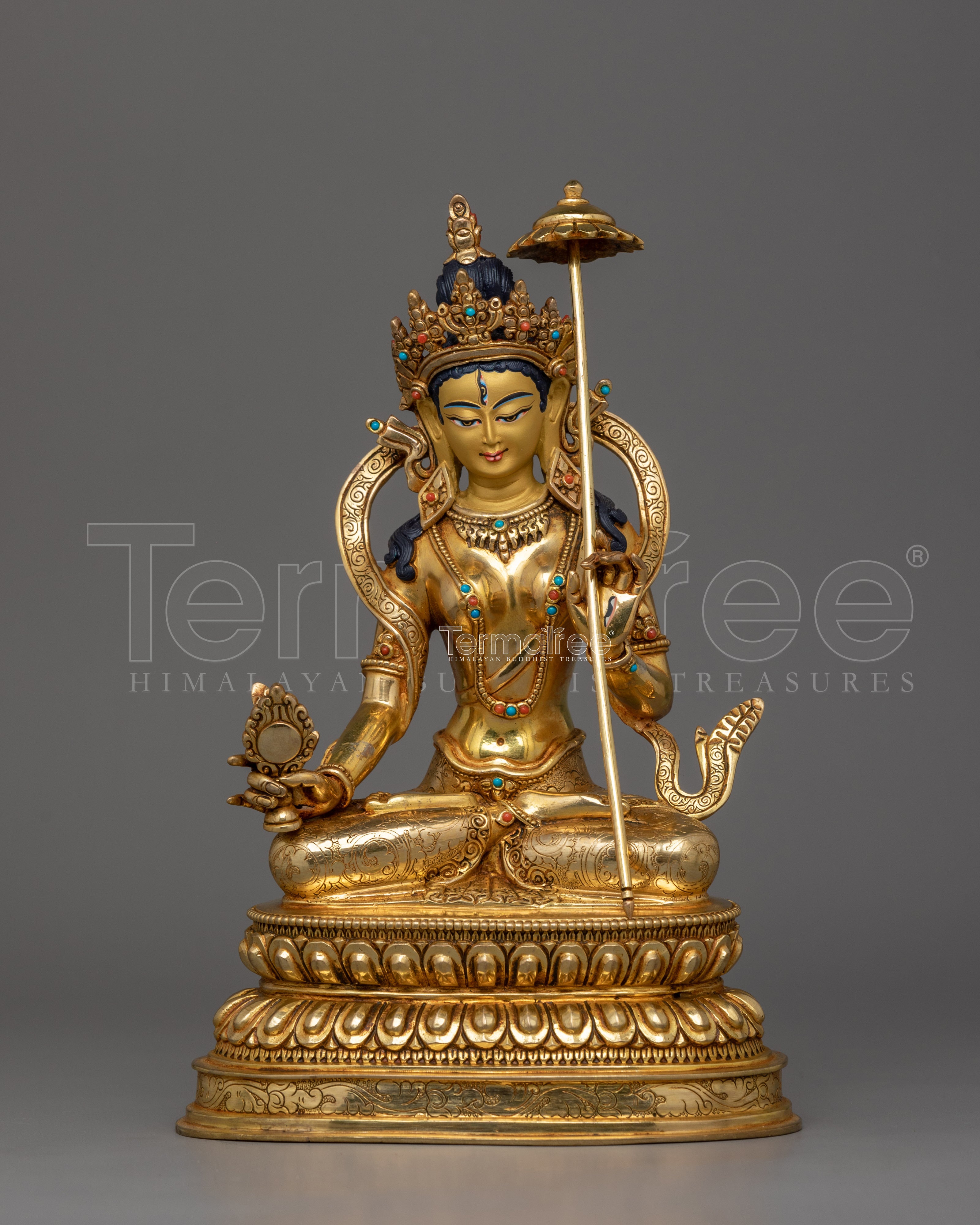 The Guardian of Dharma Dukar Statue | Tibetan Protector of Spiritual Path