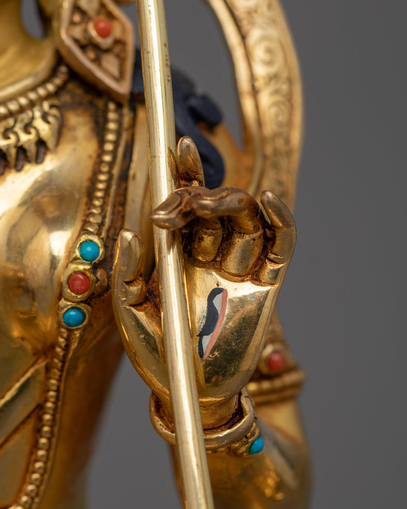 The Guardian of Dharma Dukar Statue | Tibetan Protector of the Dharma and Spiritual Path