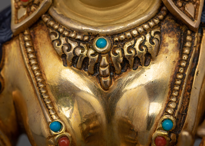 The Guardian of Dharma Dukar Statue | Tibetan Protector of the Dharma and Spiritual Path