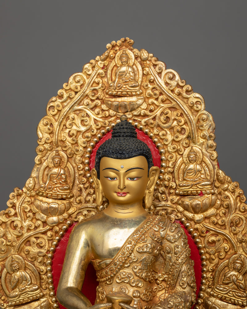 Buddha Amitabha with Beautiful Halo | Embrace Infinite Light and Compassion