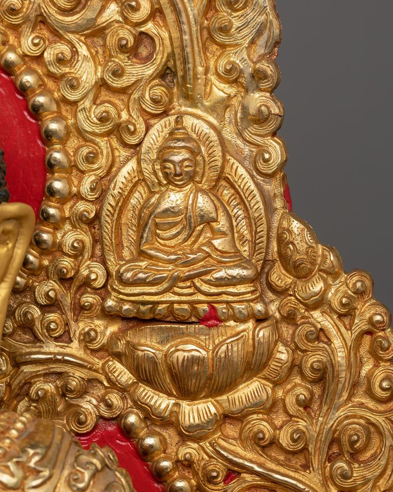 Buddha Amitabha with Beautiful Halo | Embrace Infinite Light and Compassion