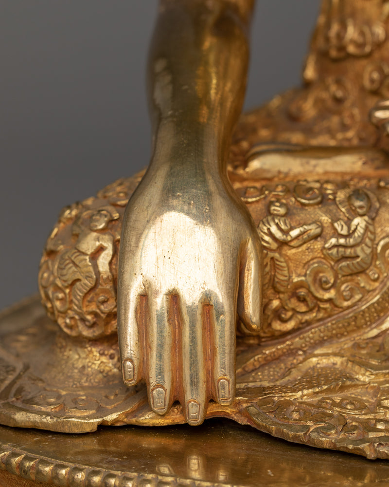 Golden Shakyamuni Buddha Statue | Also known as the first Buddha