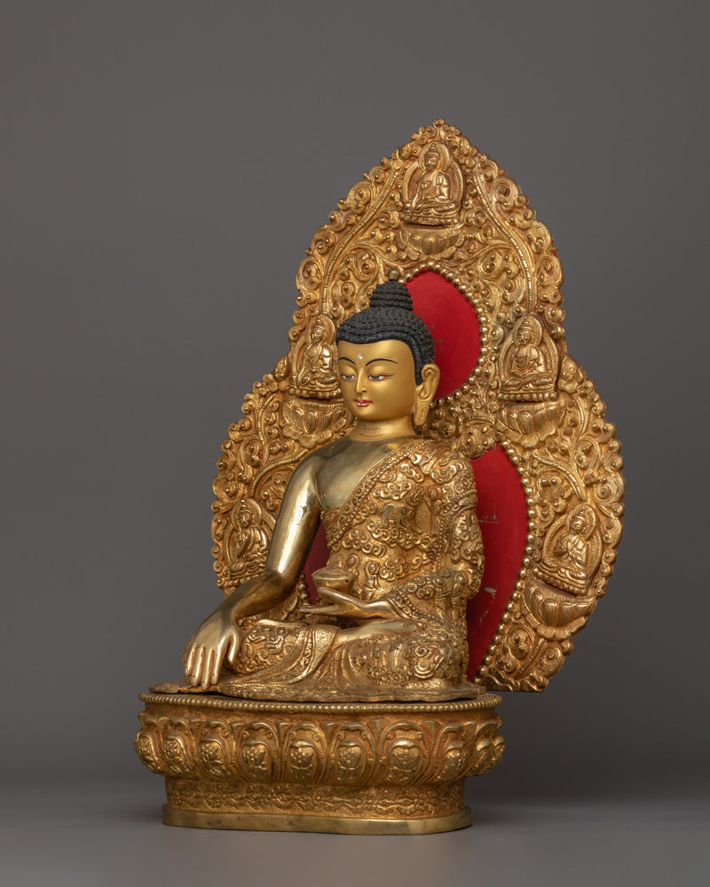 Golden Shakyamuni Buddha Statue | Also known as the first Buddha