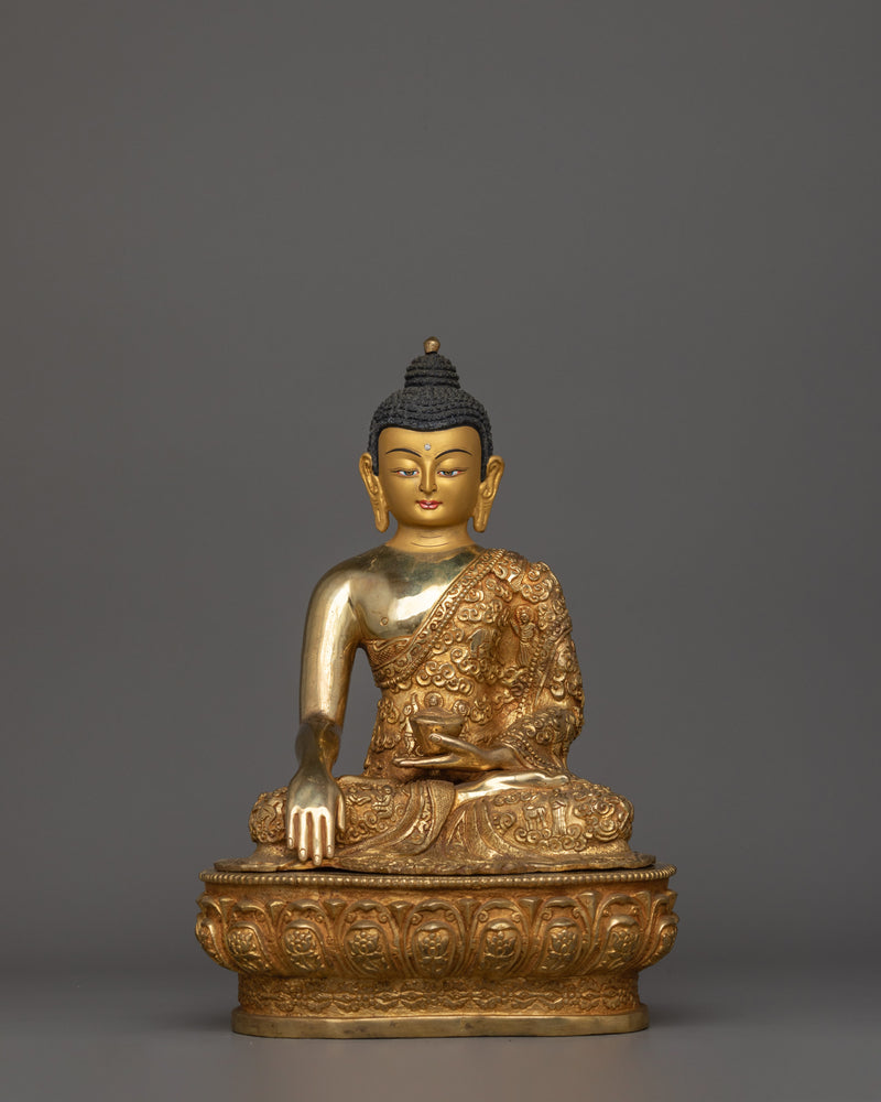 Golden Shakyamuni Buddha Statue | Also known as the first Buddha