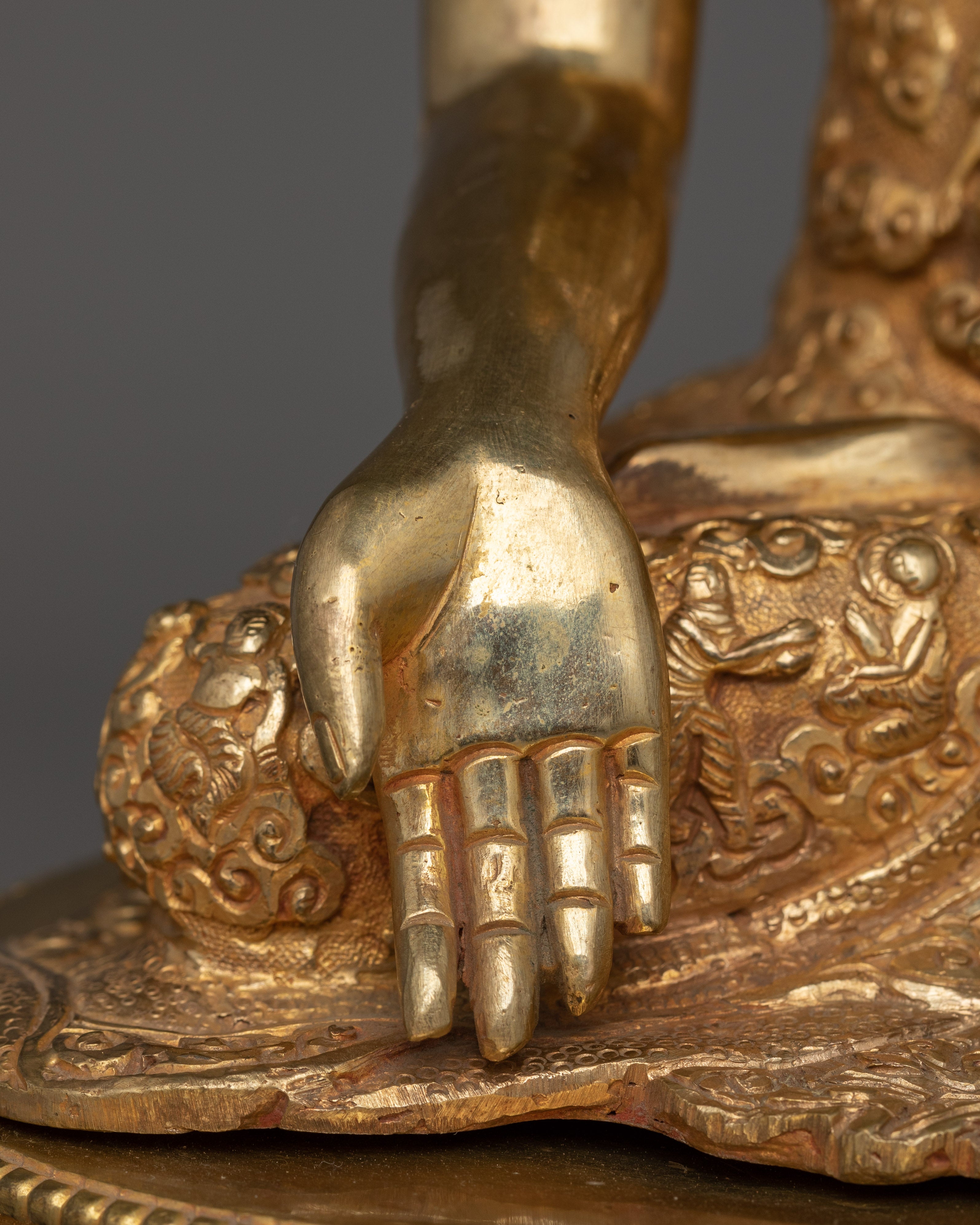 Handmade Figurine of Ratnasambhava | The Bodhisattva of Wealth and Generosity