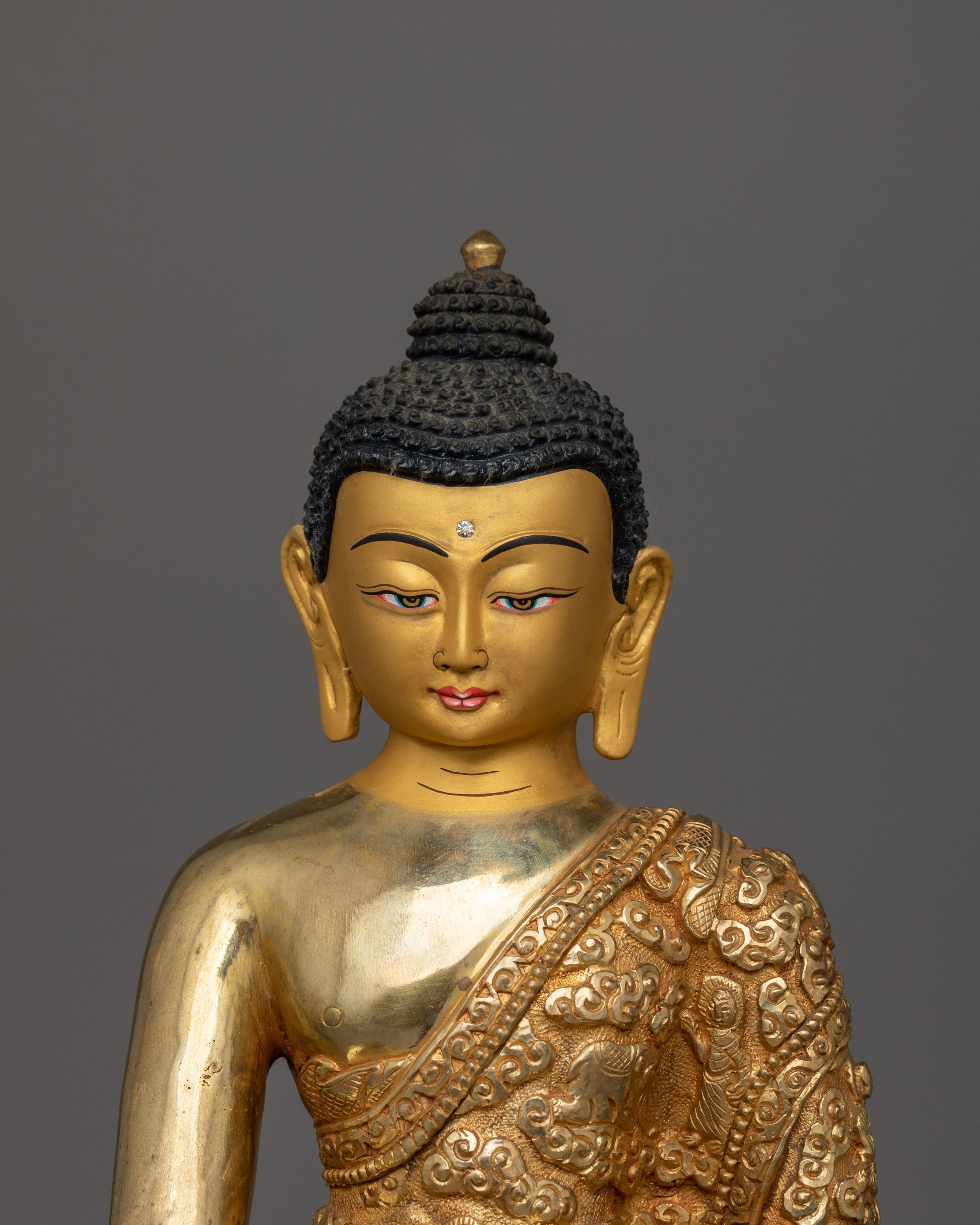 Handmade Figurine of Ratnasambhava | The Bodhisattva of Wealth and Generosity