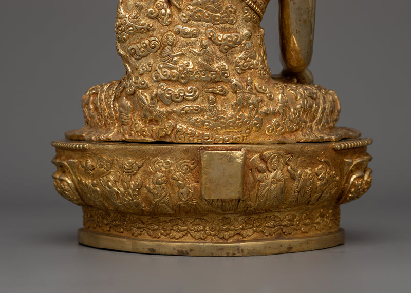 Handmade Figurine of Ratnasambhava | The Bodhisattva of Wealth and Generosity
