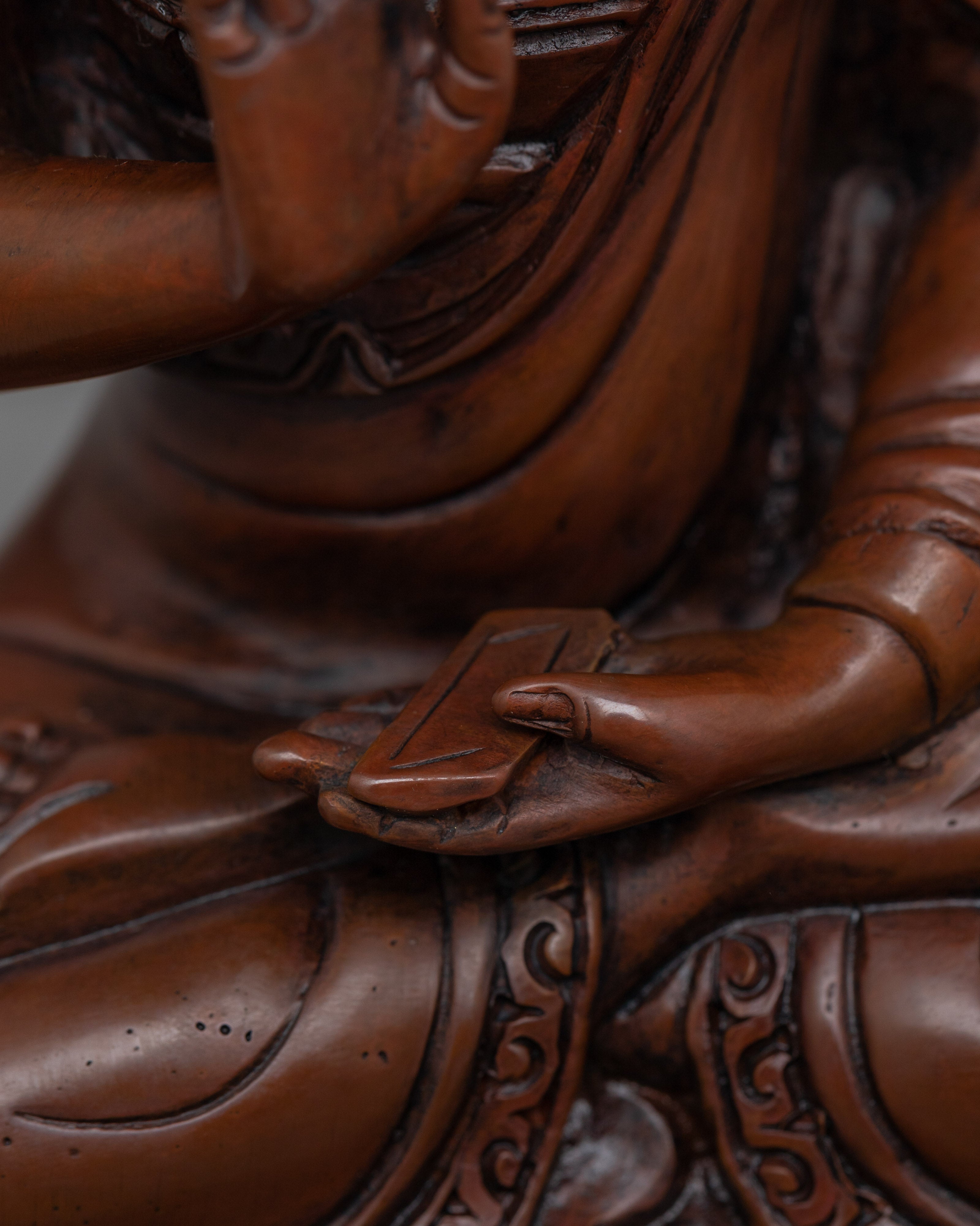 Buddhist Master Tsong Khapa Set Statue | The Wisdom Teacher of Tibetan Buddhism