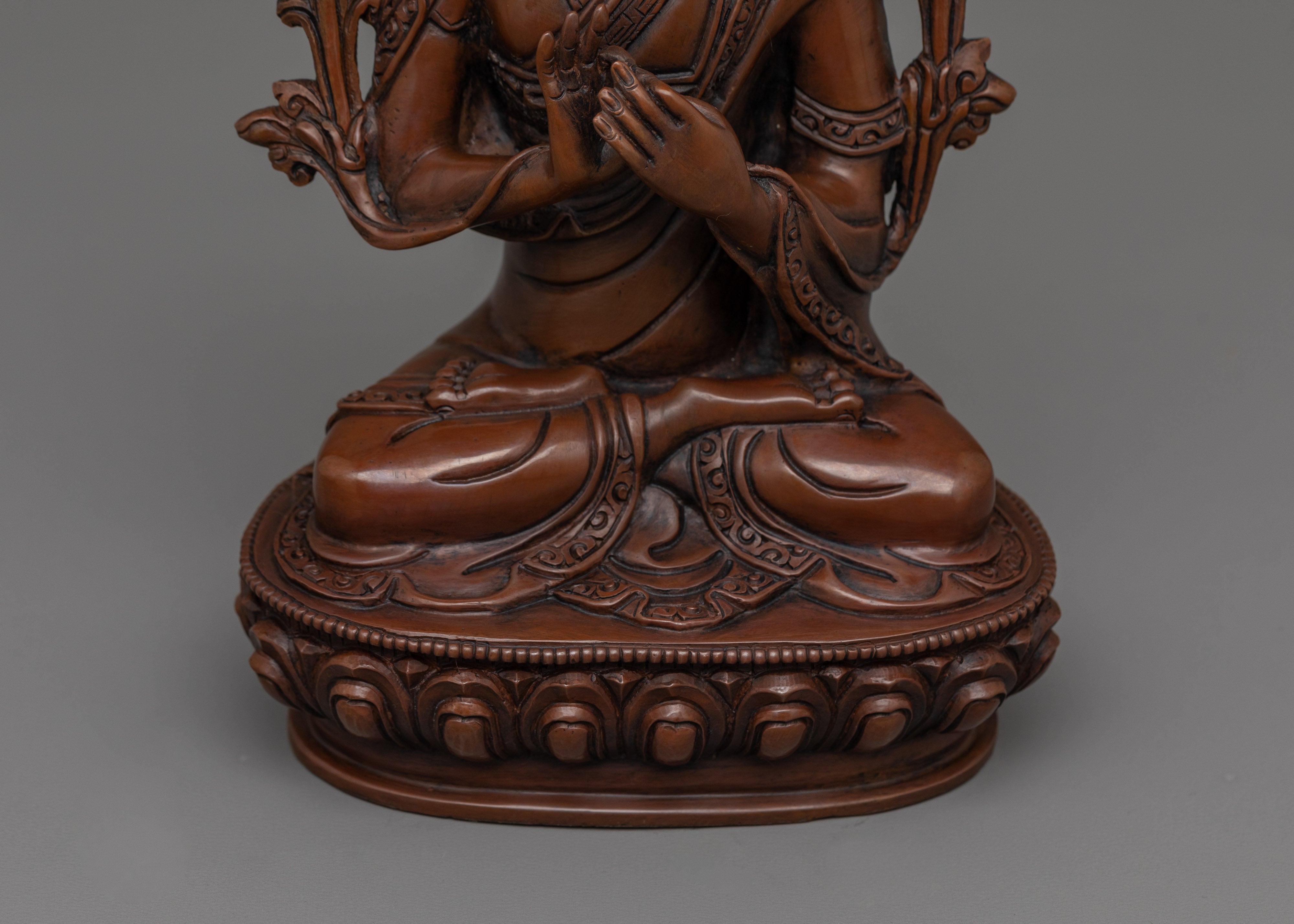 Buddhist Master Tsong Khapa Set Statue | The Wisdom Teacher of Tibetan Buddhism