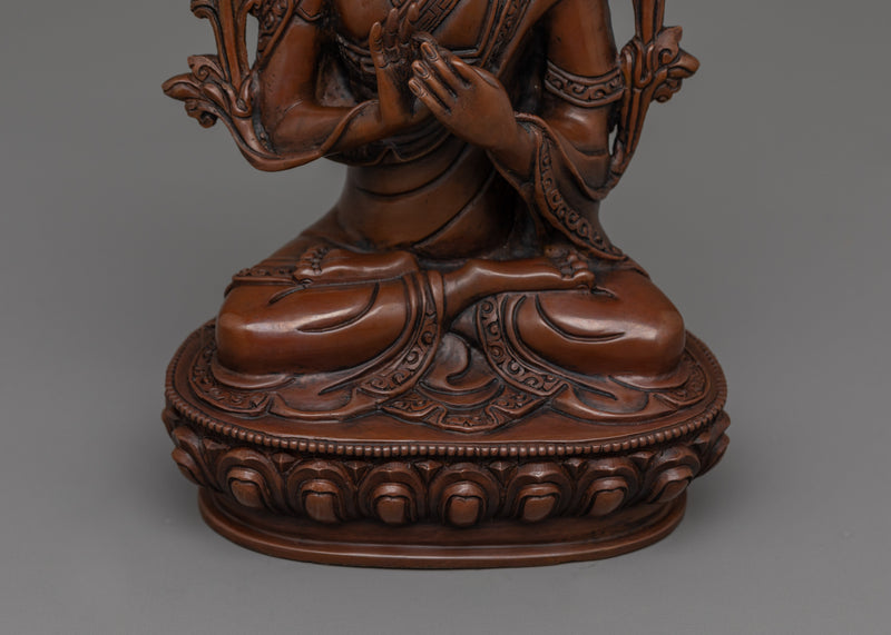 Buddhist Master Tsong Khapa Set Statue | The Wisdom Teacher of Tibetan Buddhism