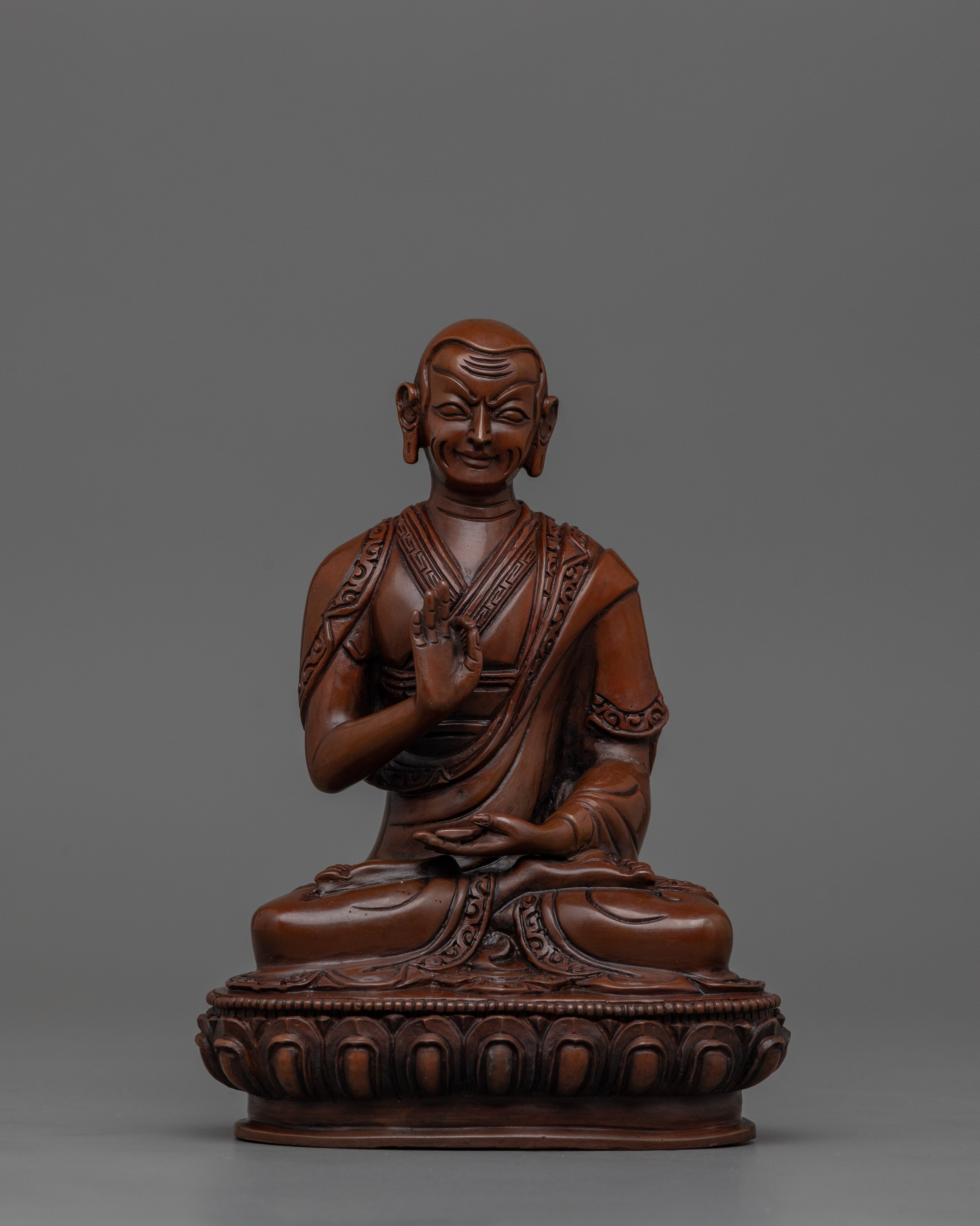 Buddhist Master Tsong Khapa Set Statue | The Wisdom Teacher of Tibetan Buddhism