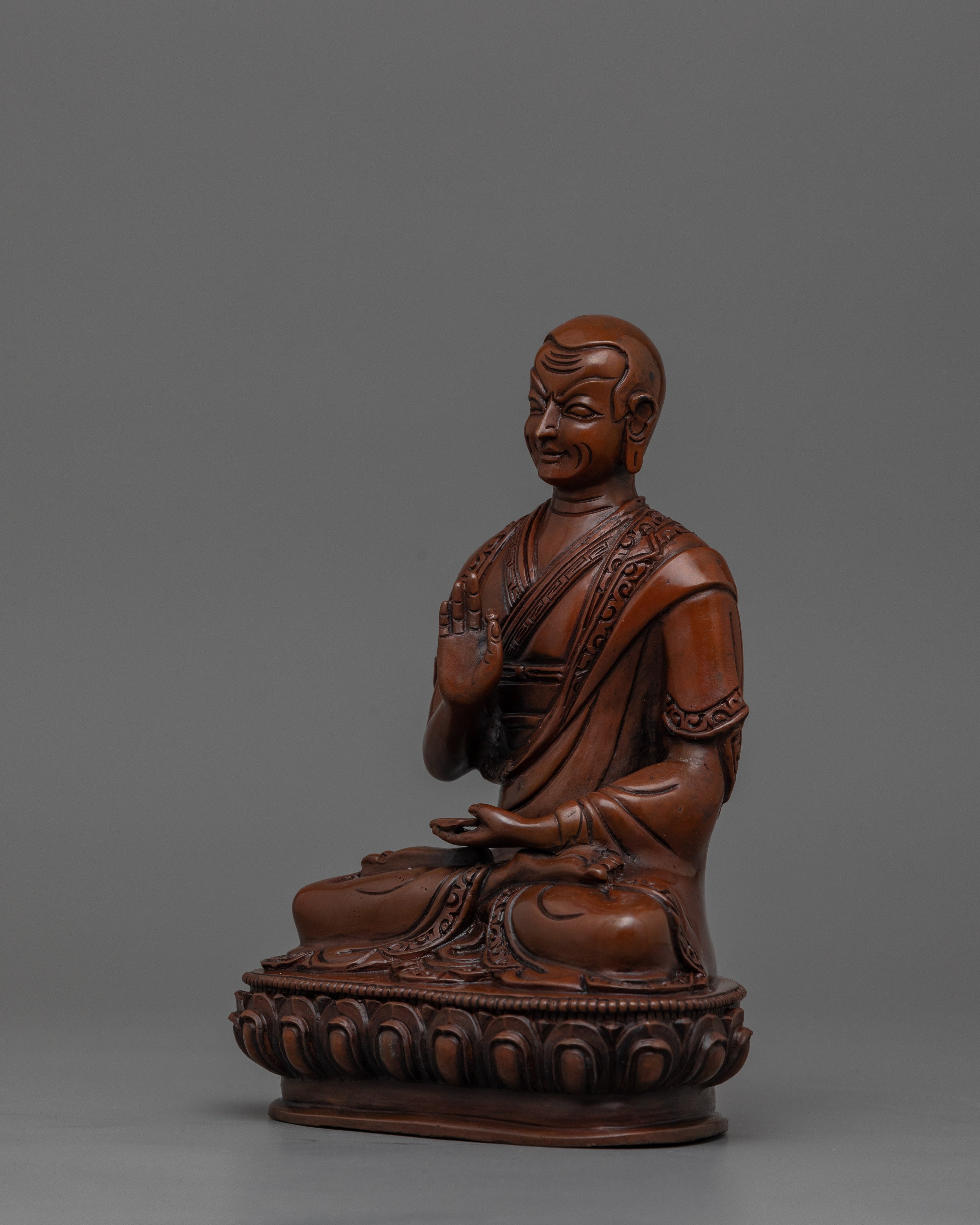 Buddhist Master Tsong Khapa Set Statue | The Wisdom Teacher of Tibetan Buddhism