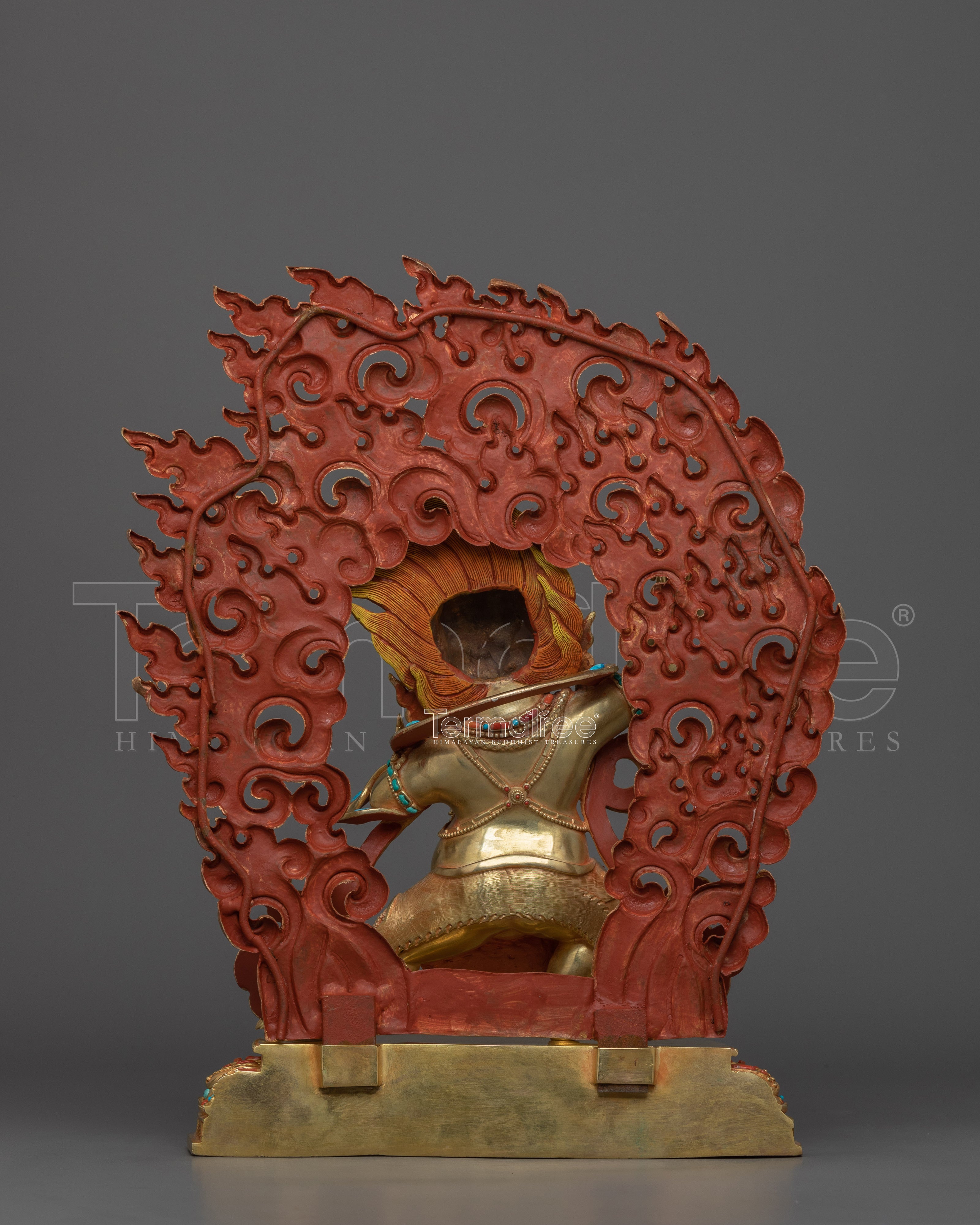 Three Eyes Deity Vajrapani Statue | Also known as Holder of The Thunderbolt