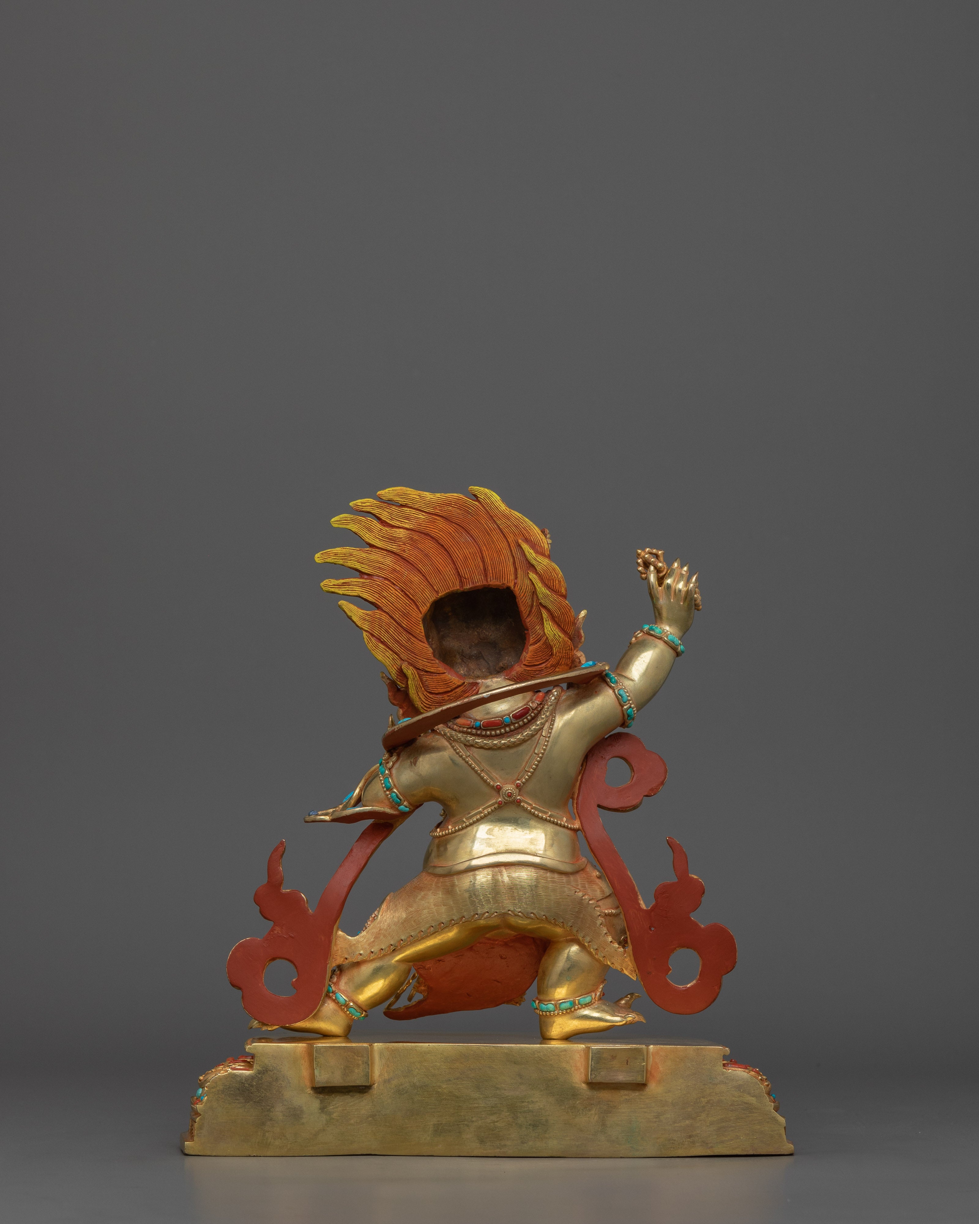 Three Eyes Deity Vajrapani Statue | Also known as Holder of The Thunderbolt