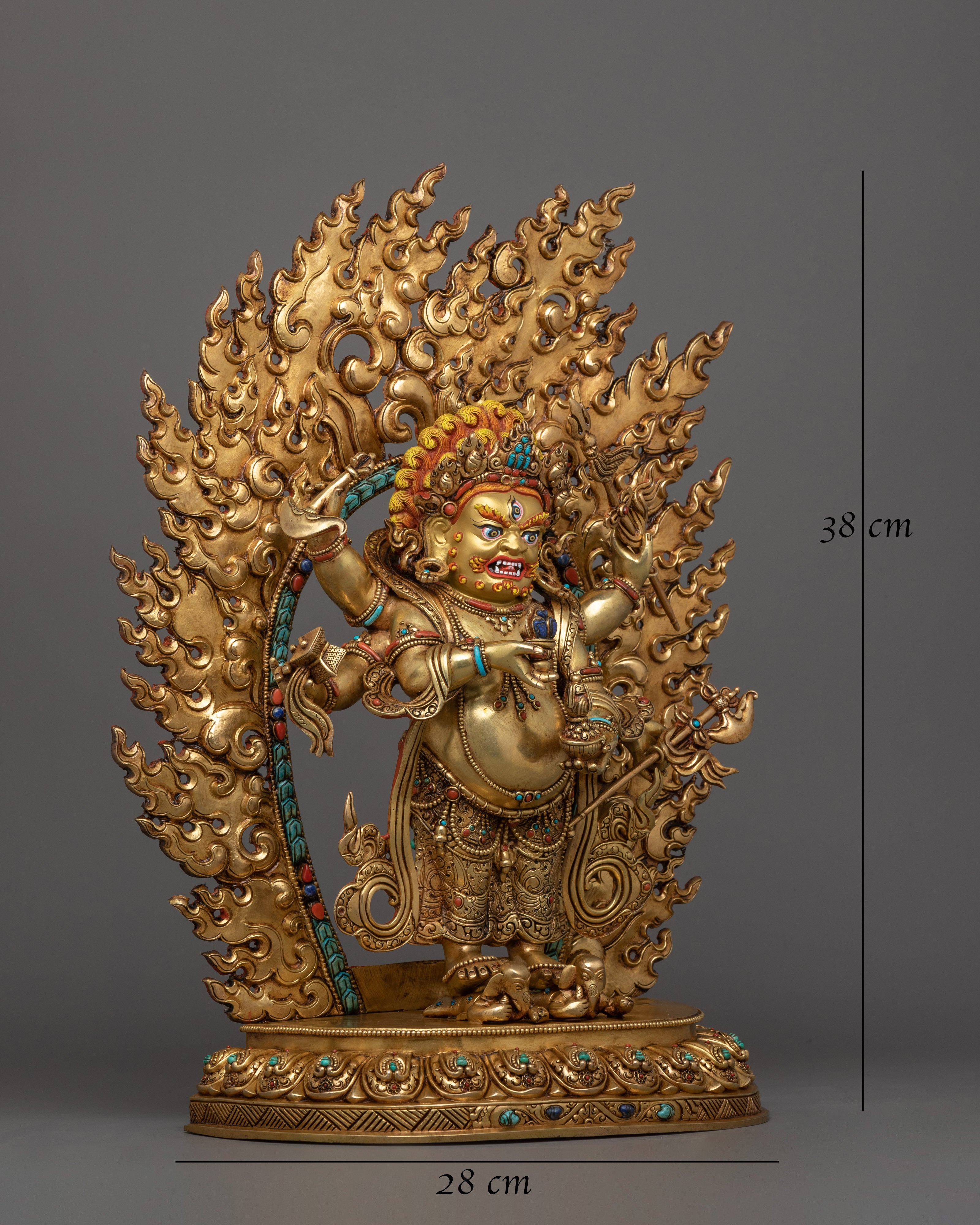 Golden White Mahakala 