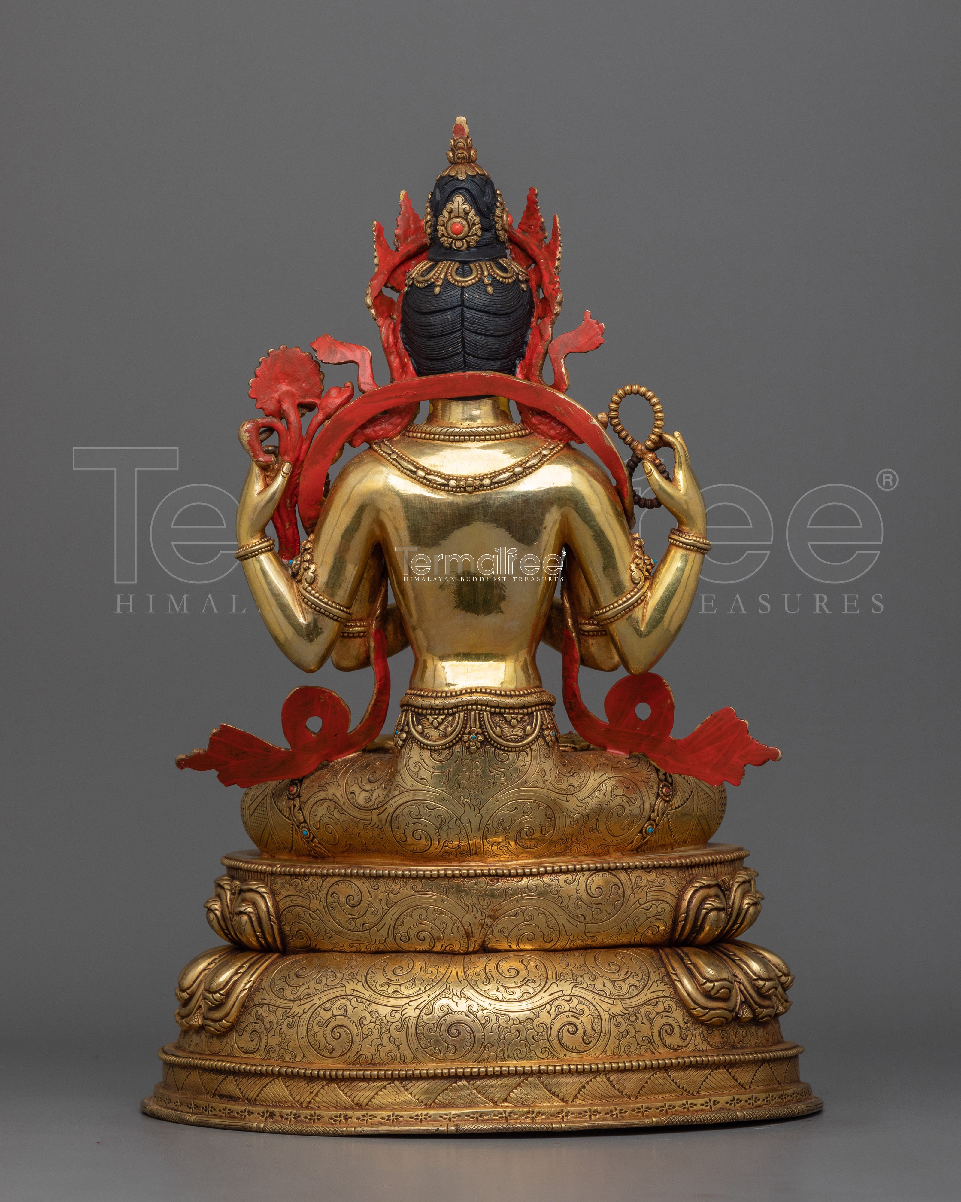 Handmade Figurine of Chenrezig | Bodhisattva of Compassion and Spiritual Protection