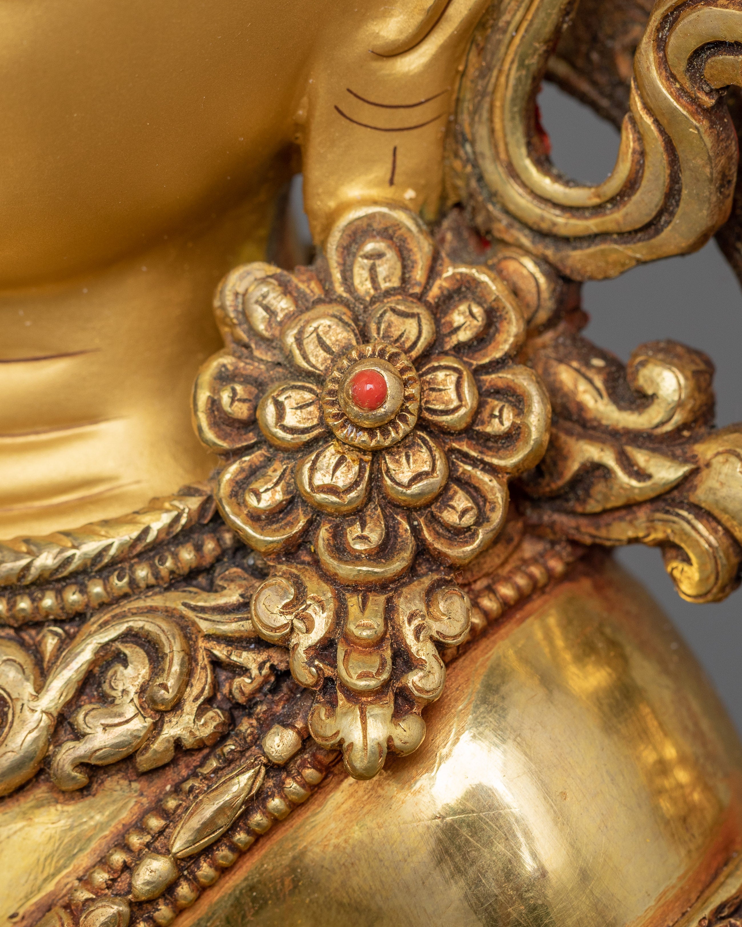 Himalayan Sculpture of Dorje Sempa | Tibetan Protector Deity