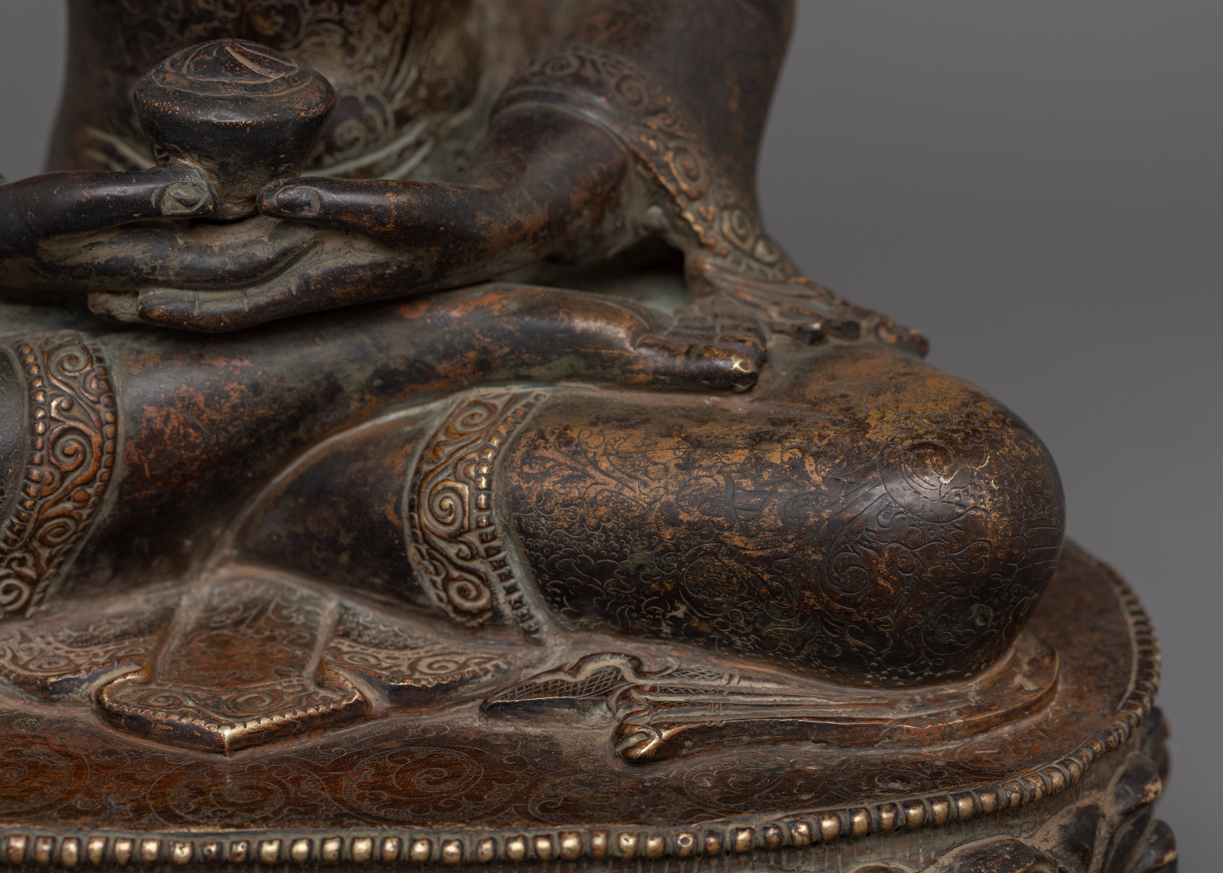 Tibetan Statue of Infinite Light Amitabha Buddha | Symbol of Boundless Compassion