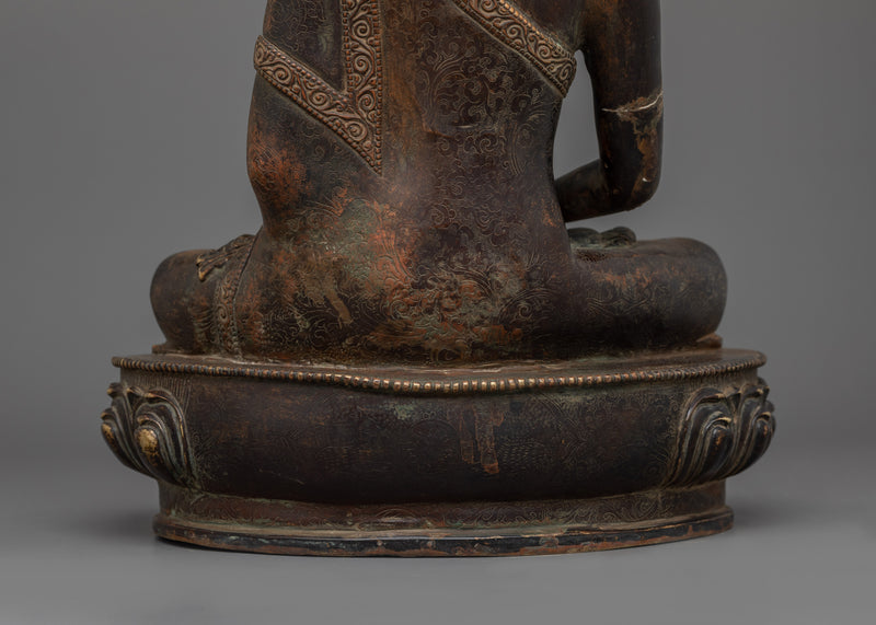 Tibetan Statue of Infinite Light Amitabha Buddha | Symbol of Boundless Compassion
