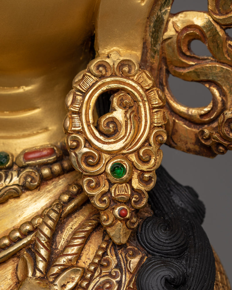 Bodhisattva Chenrezig 14.6 Inches Statue | Four Armed Avalokiteshvara Sculpture