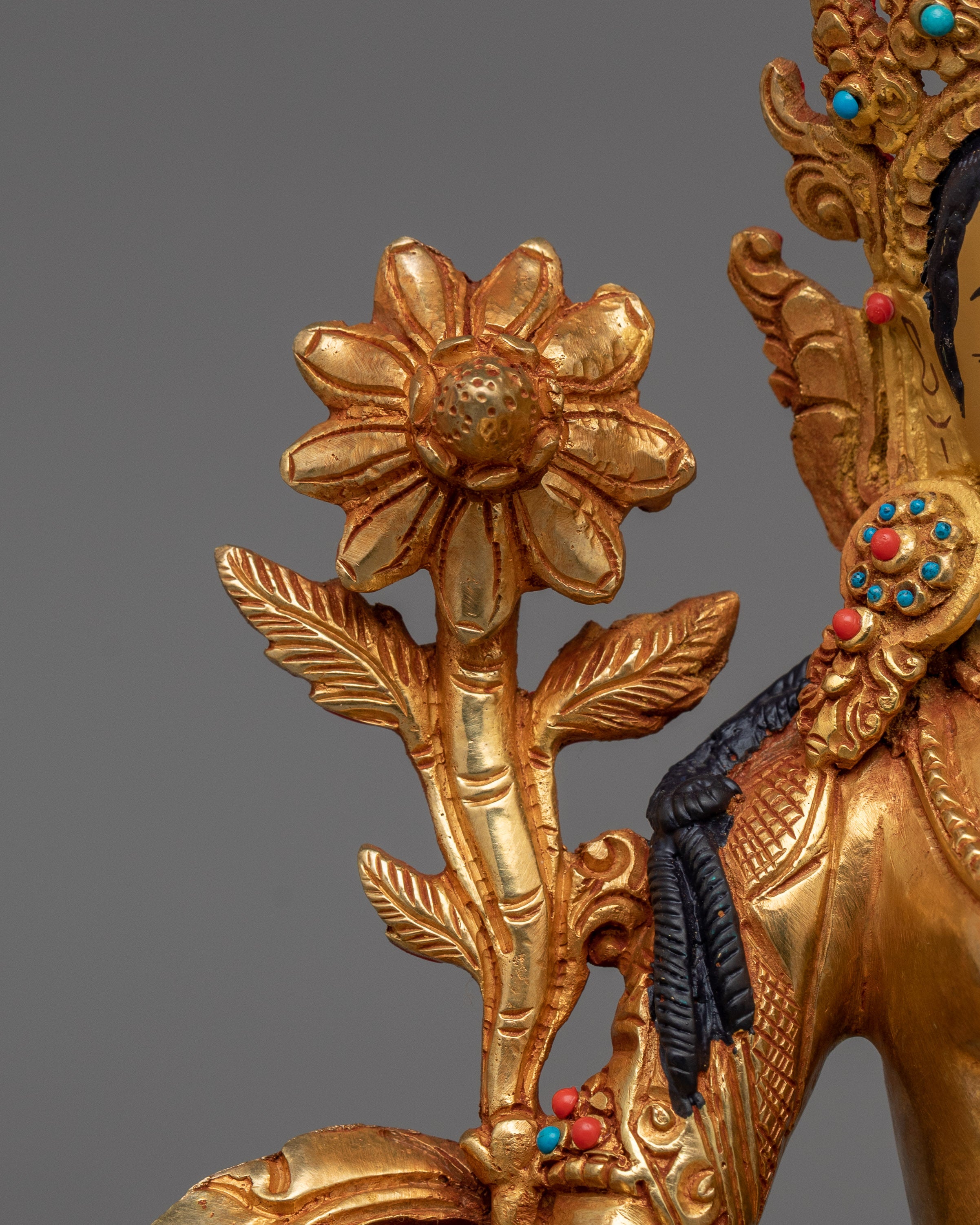 7 Eyes Beautiful Goddess White Tara Statue | The Goddess of Longevity and Healing