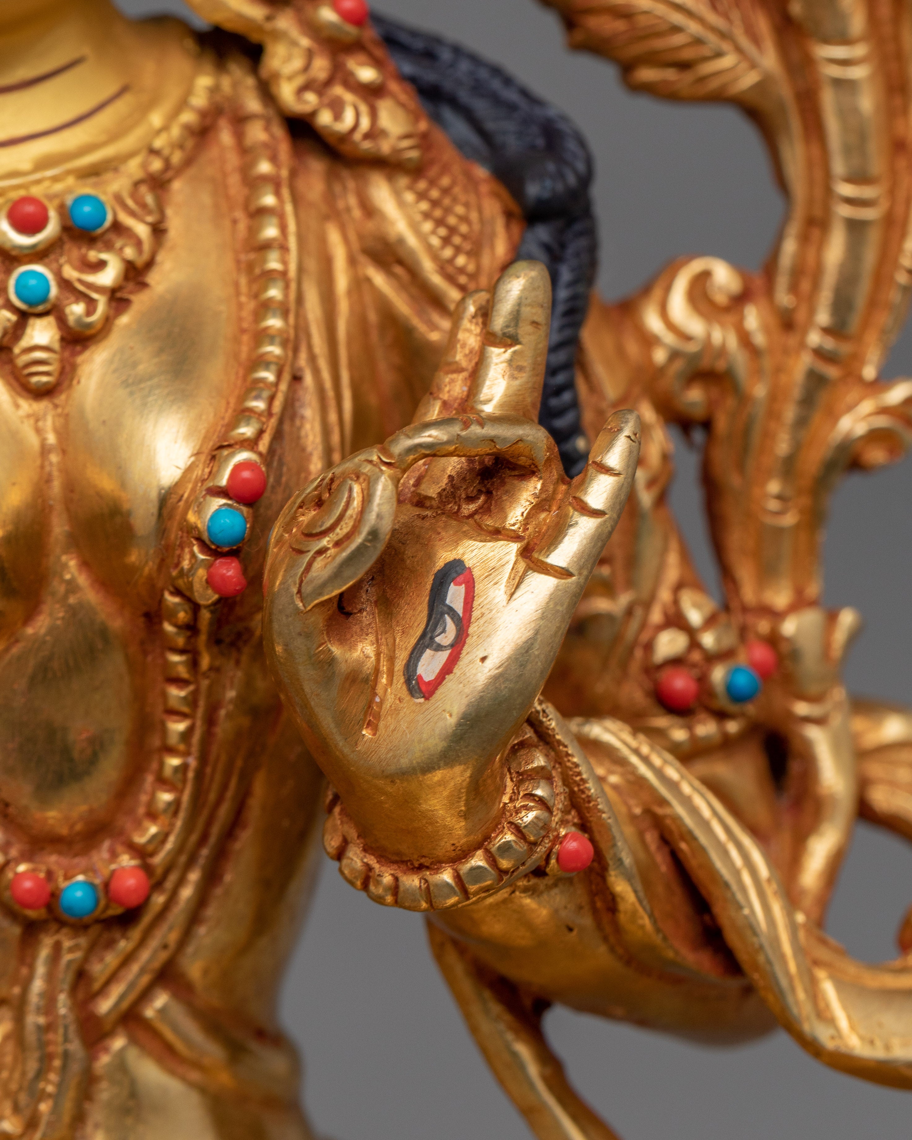 7 Eyes Beautiful Goddess White Tara Statue | The Goddess of Longevity and Healing