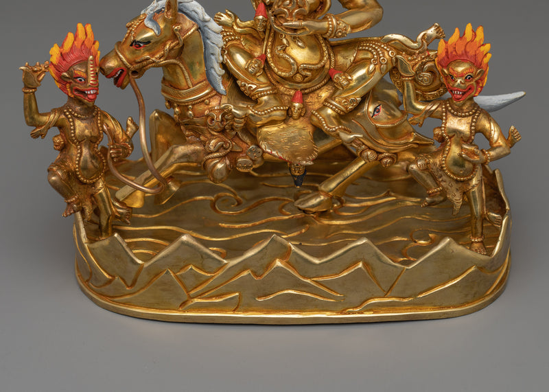 Tibetan Guardian Deity Palden Lhamo | Wrathful Protector Deity