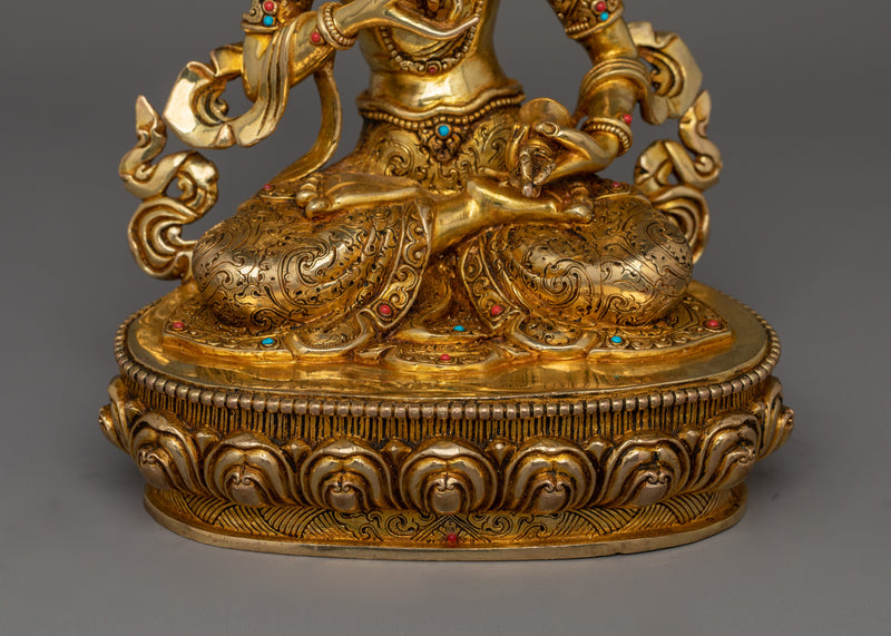 Handmade Figurine of Tibetan Deity Vajrasattva | The Symbol of Purification