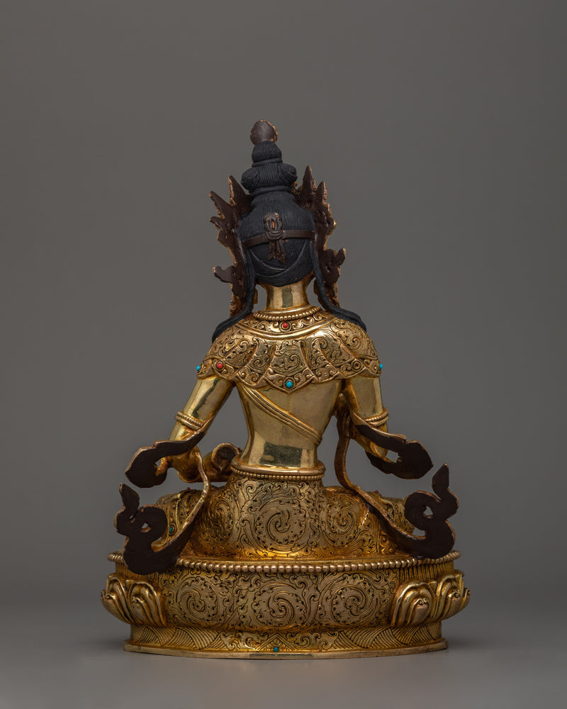 Six Bodhisattva Sculpture Set | Tibetan Bodhisattva of Wisdom and Compassion