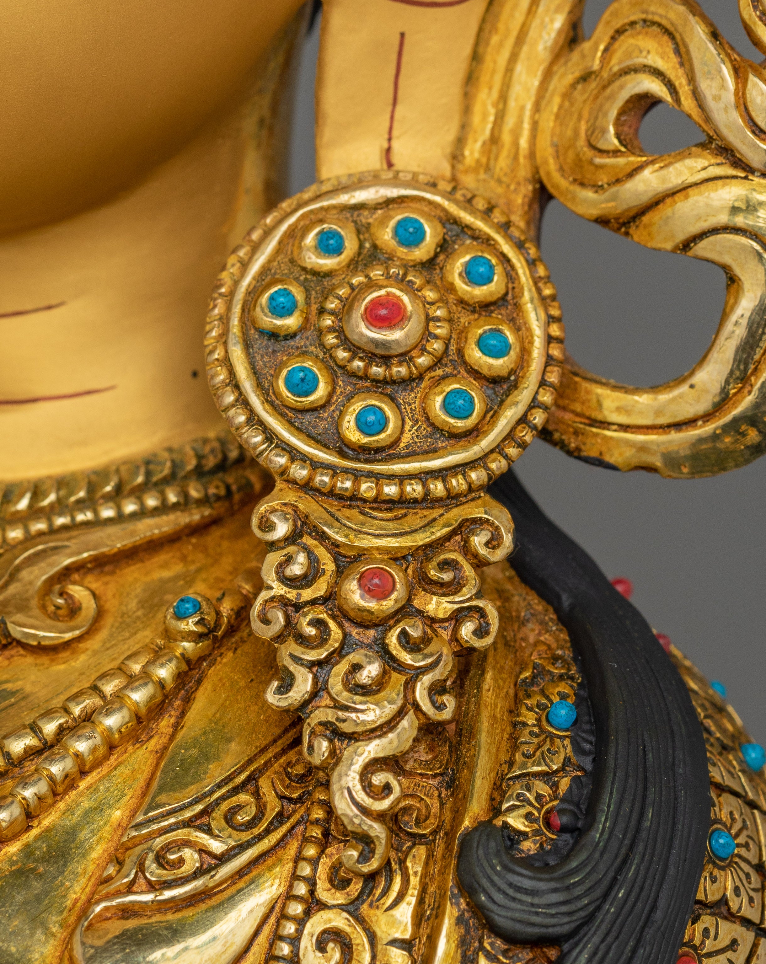 Three eyes beautiful Deity dukar Statue |  Protection and Liberation