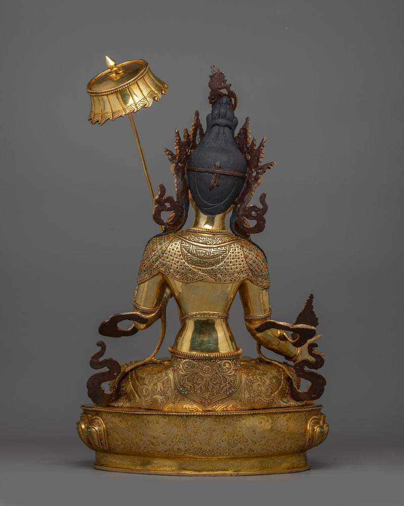 Three eyes beautiful Deity dukar Statue |  Protection and Liberation