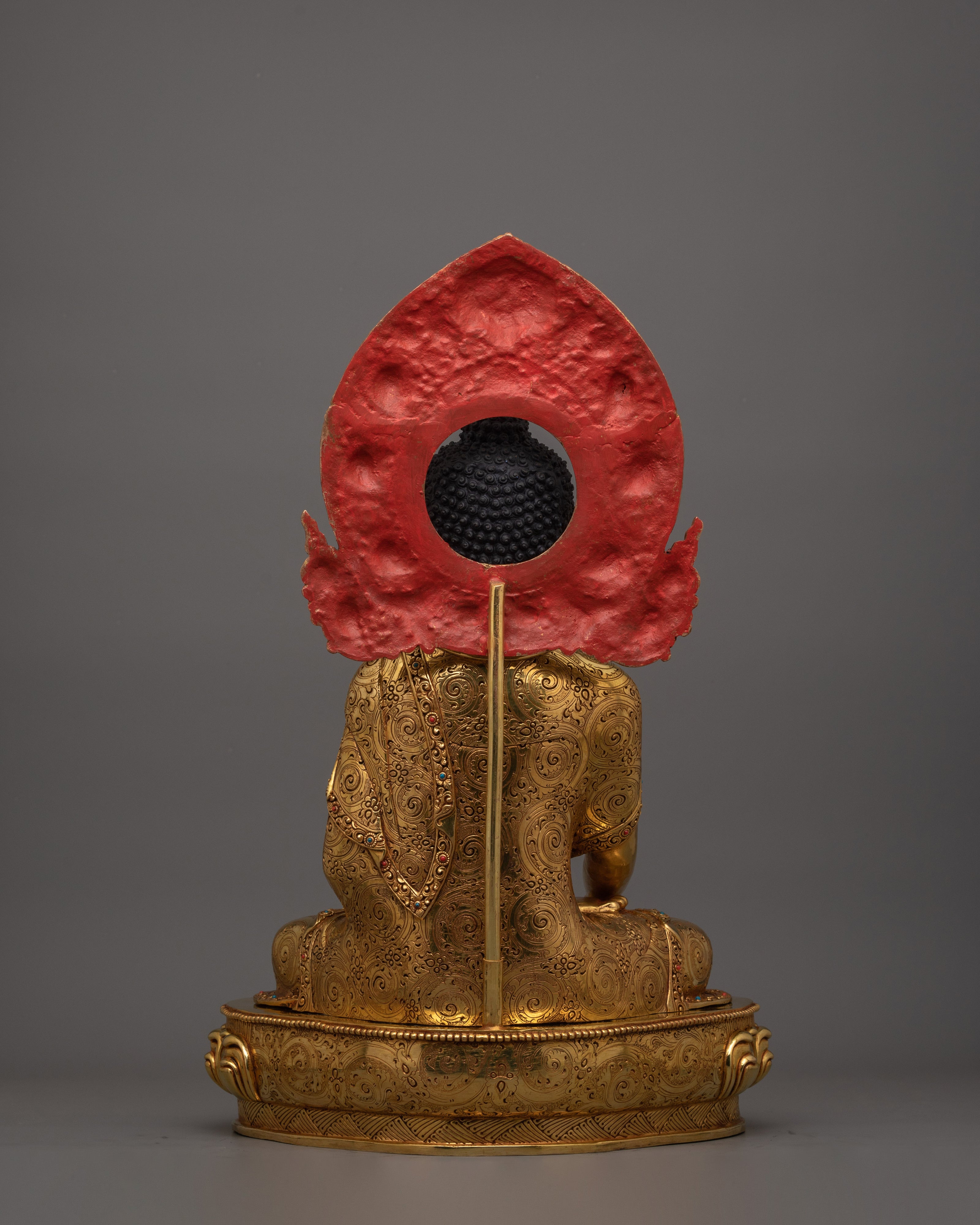 Handcrafted Shakyamuni Buddha with Beautiful Halo | Statue for Decor