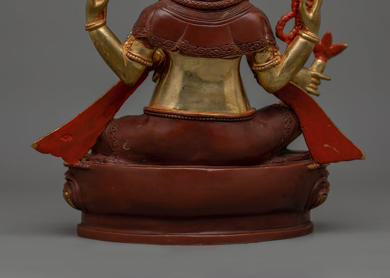 24K Gold Gilded Ganesh Statue | Embrace Divine Guidance and Prosperity