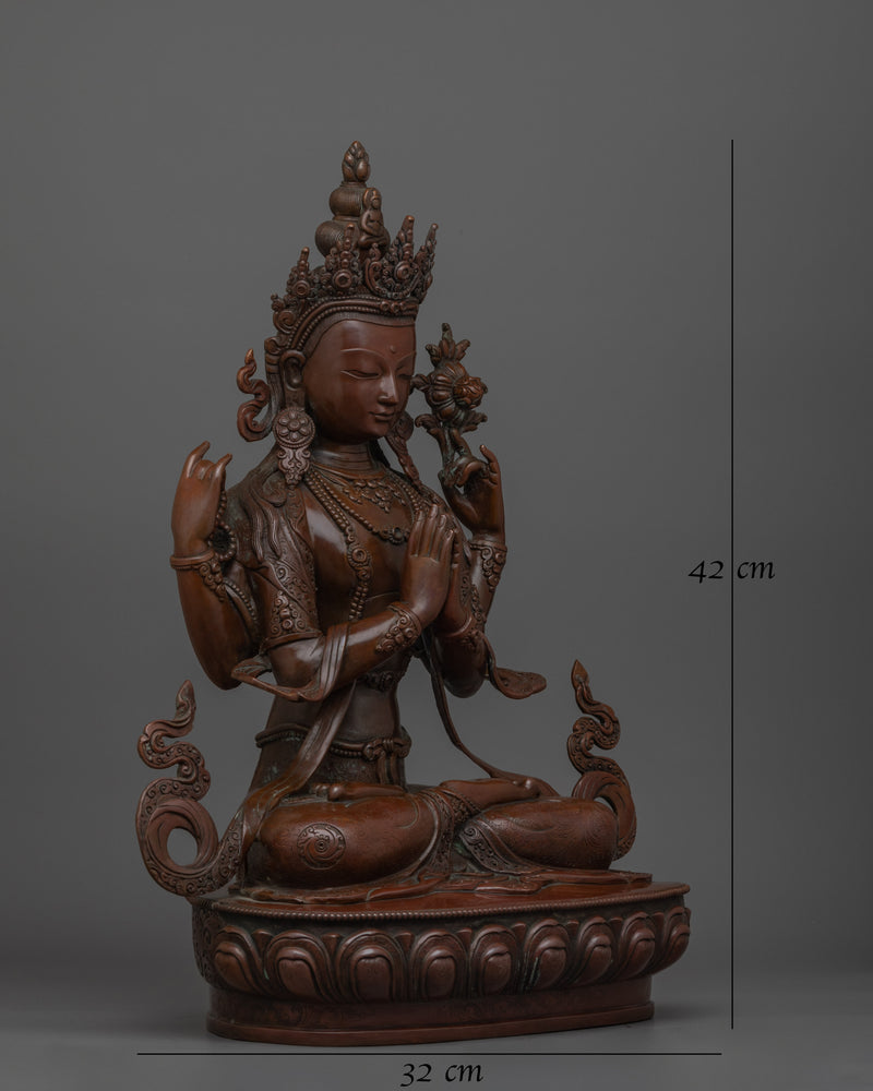 bodhisattva-deity-chenrezig-statue
