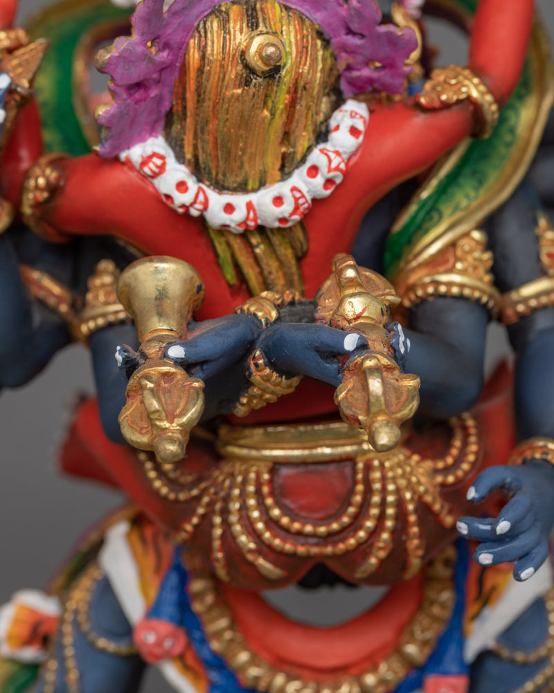 Himalayan Statue of Chakrasambhara | 12 Arms Chakrasambhara