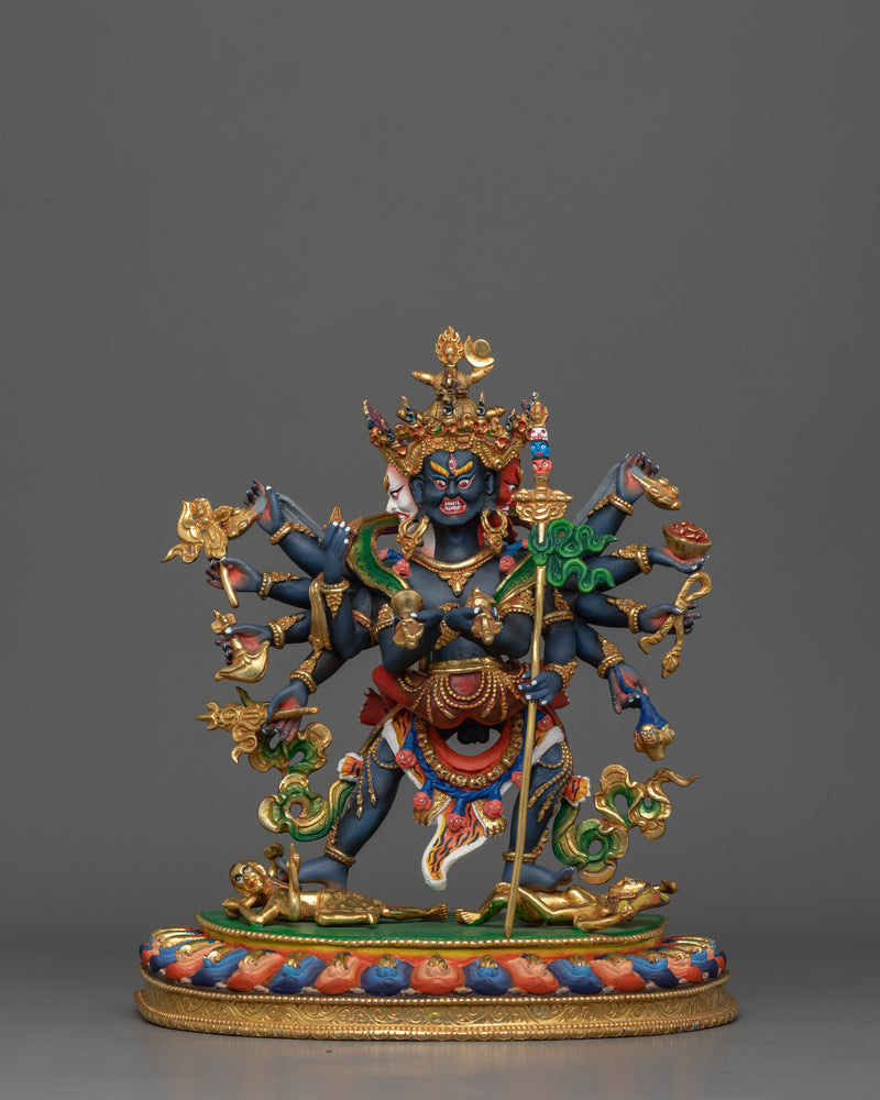 Himalayan Statue of Chakrasambhara | 12 Arms Chakrasambhara
