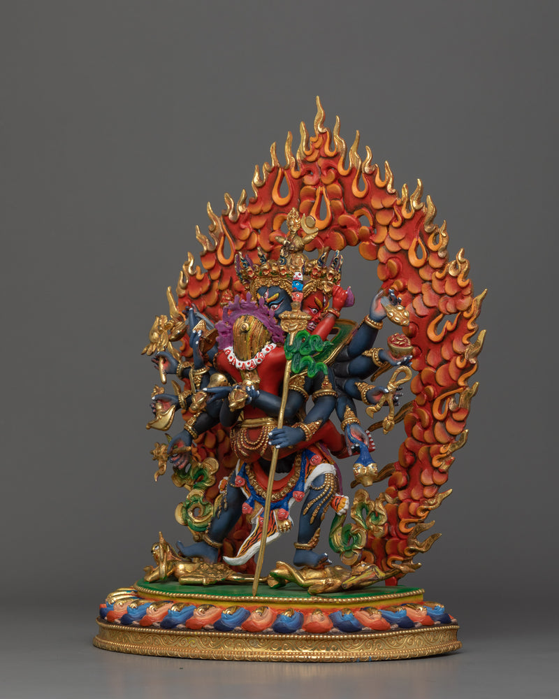 Himalayan Statue of Chakrasambhara | 12 Arms Chakrasambhara