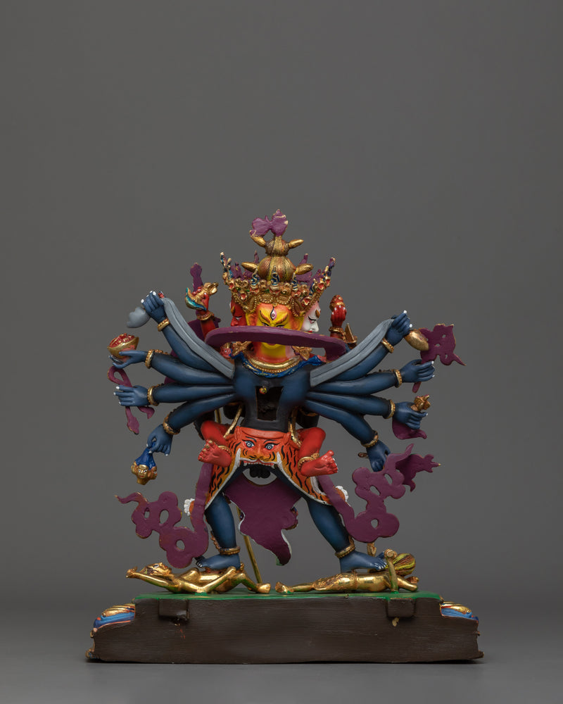 Himalayan Statue of Chakrasambhara | 12 Arms Chakrasambhara