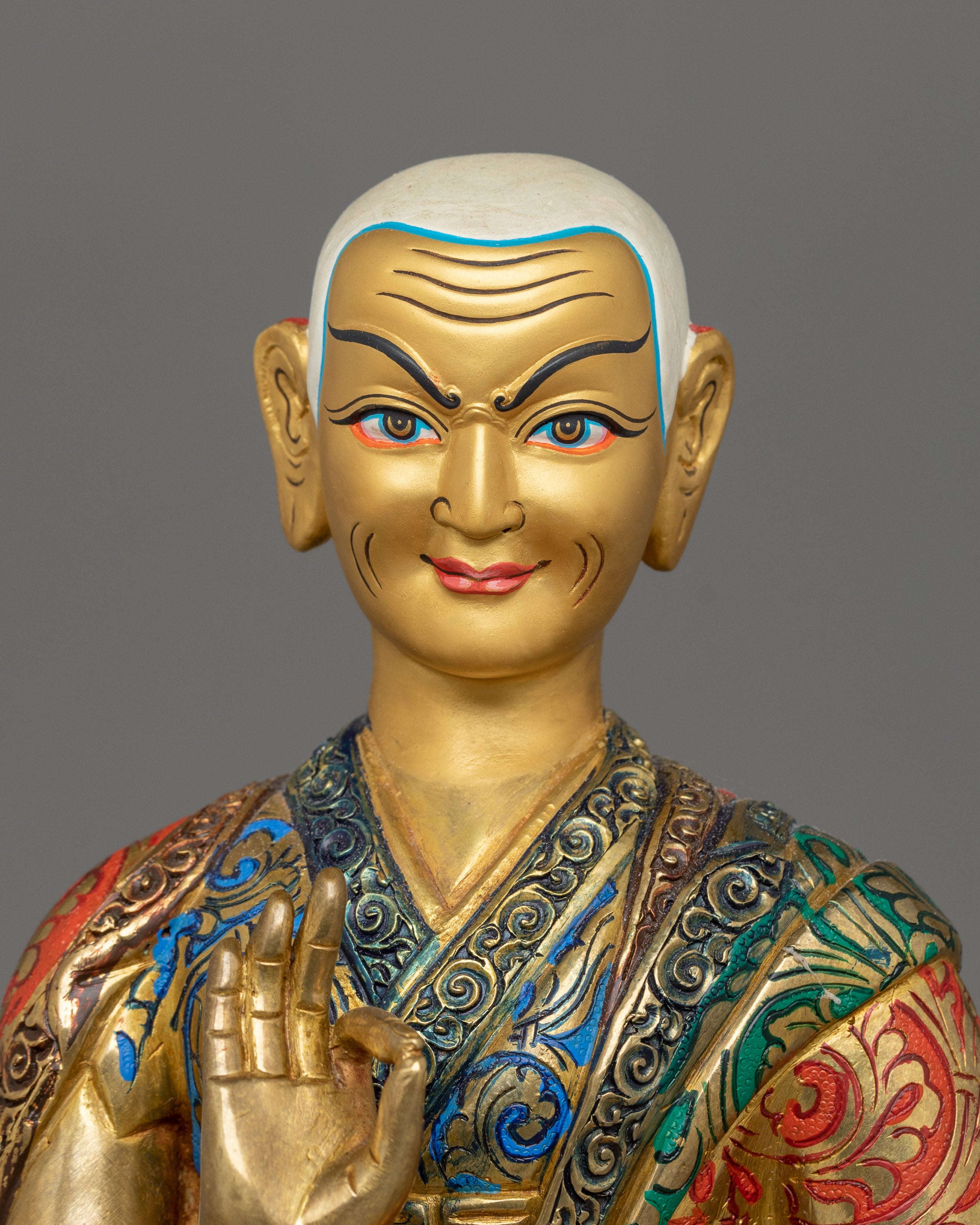 Tsong Khapa Statue Set | The Great Master of Wisdom and Compassion