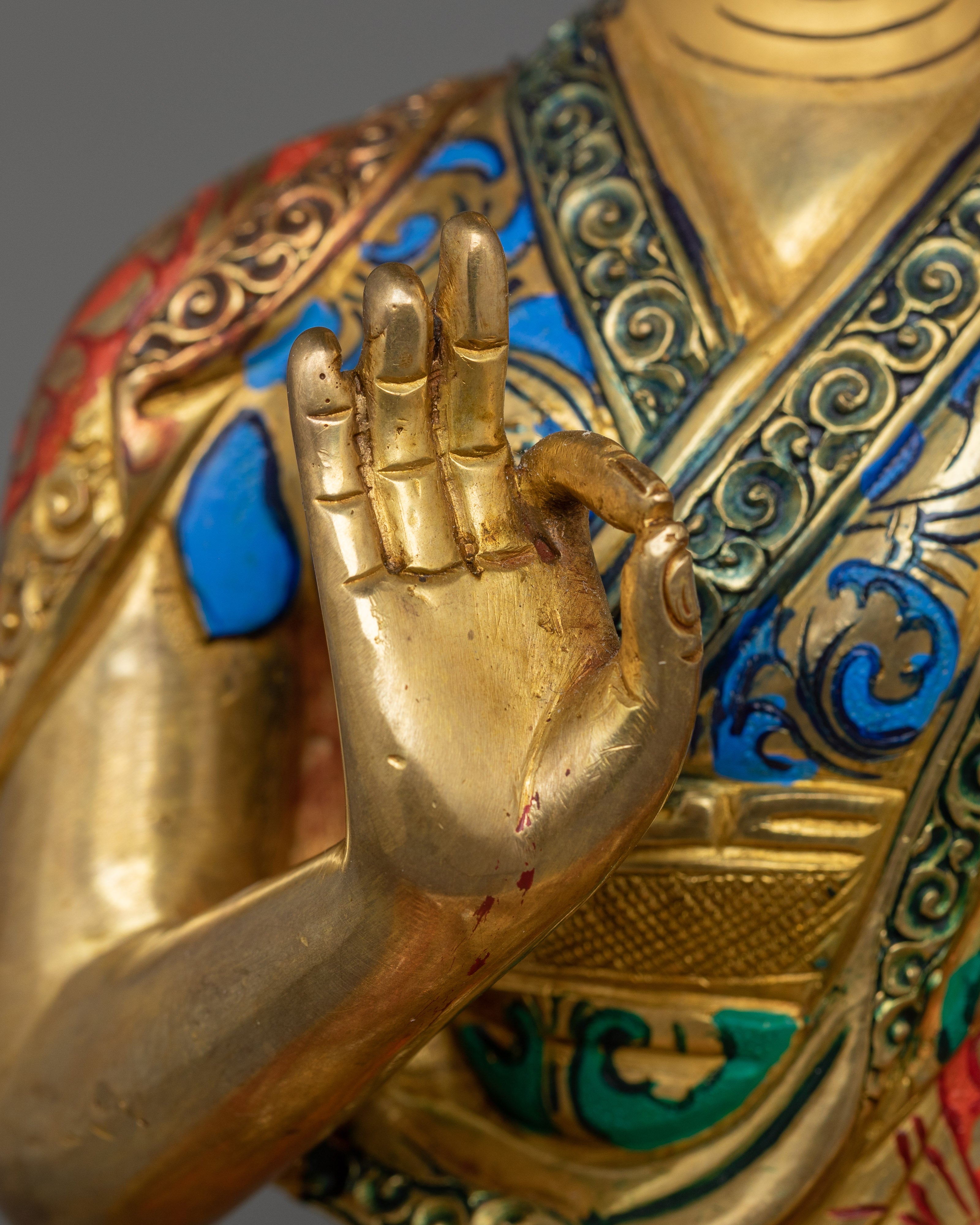 Tsong Khapa Statue Set | The Great Master of Wisdom and Compassion
