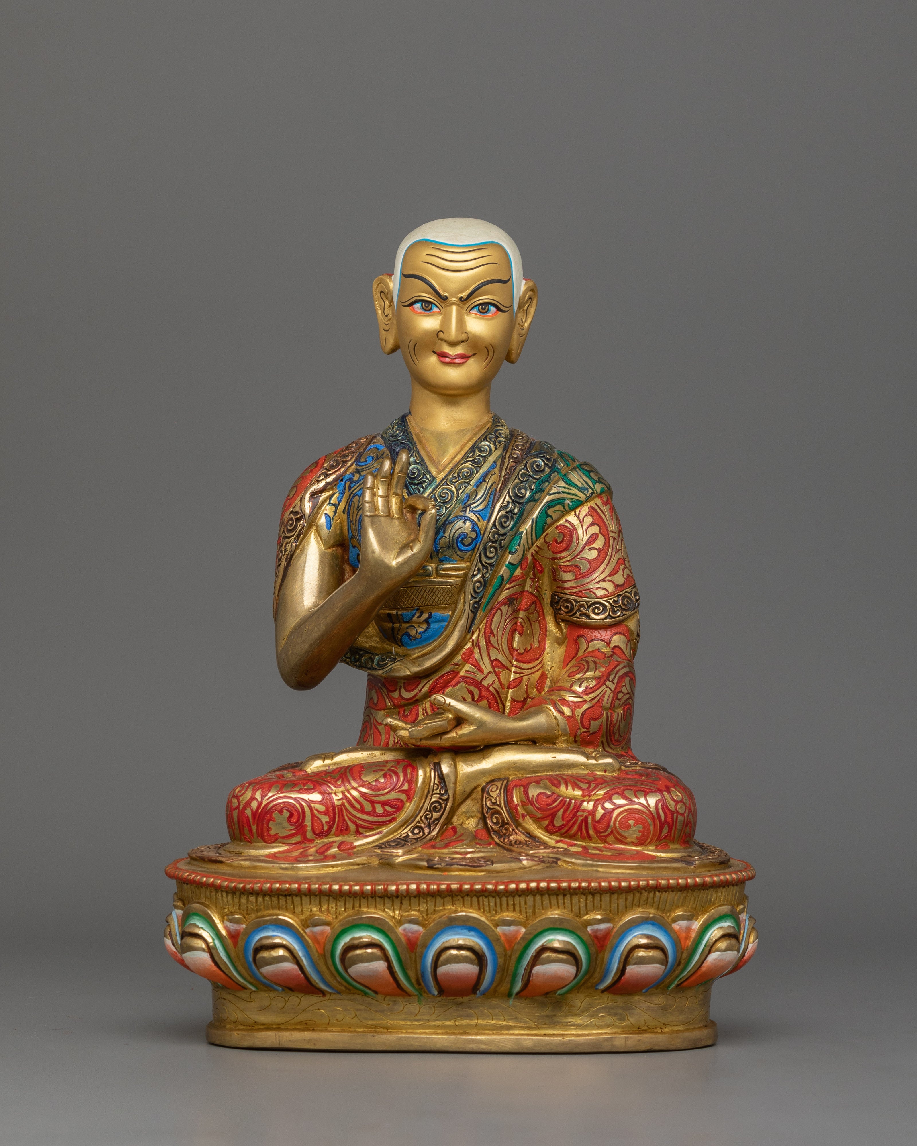 Tsong Khapa Statue Set | The Great Master of Wisdom and Compassion