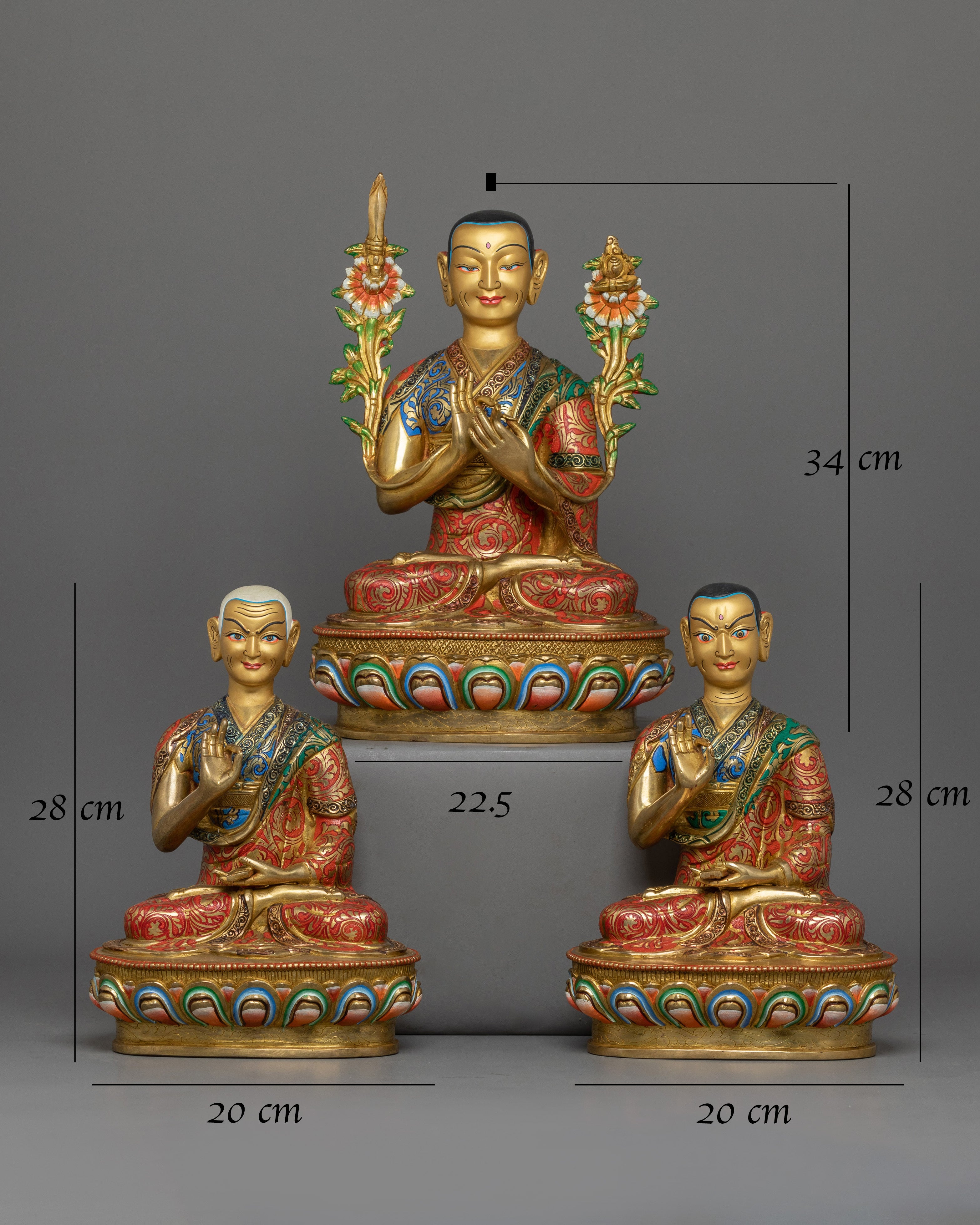 tsong-khapa-statue-set