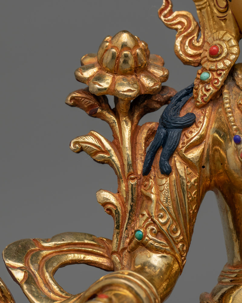The Divine Mother Green Tara Statue | Sculpture for Decor