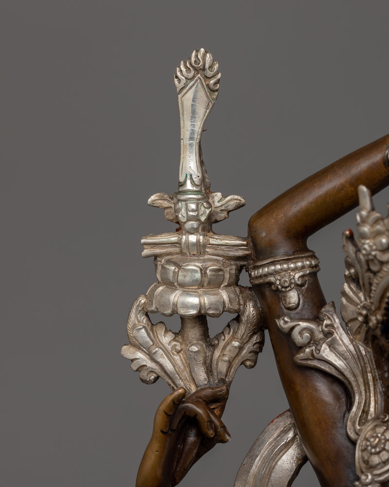 Himalayan Sculpture of Buddhist Deity Namasangati | The Lord of Knowledge