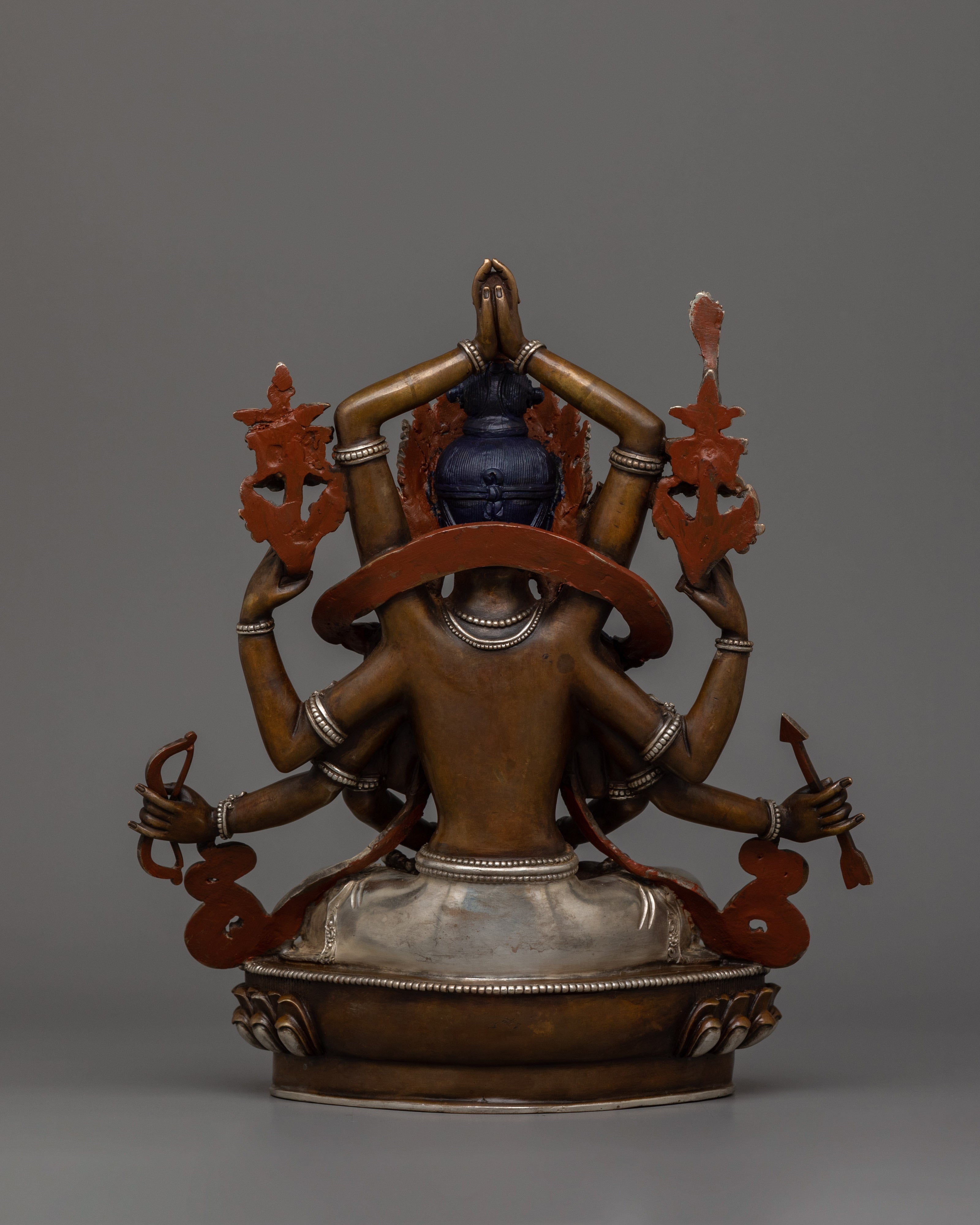 Himalayan Sculpture of Buddhist Deity Namasangati | The Lord of Knowledge