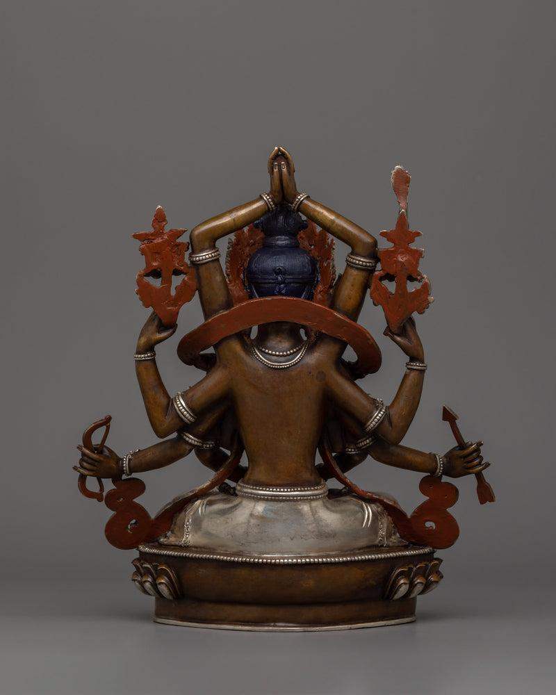 Himalayan Sculpture of Buddhist Deity Namasangati | The Lord of Knowledge