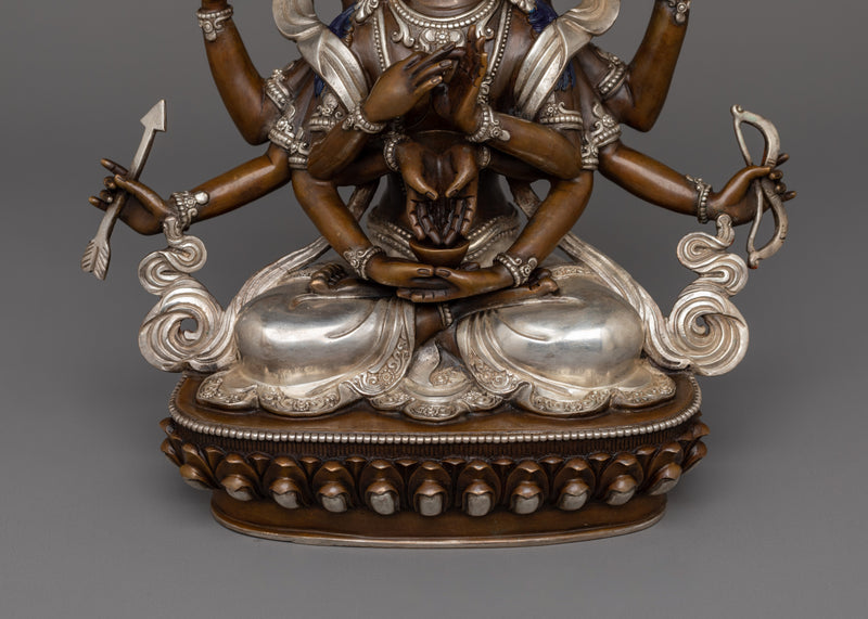 Himalayan Sculpture of Buddhist Deity Namasangati | The Lord of Knowledge