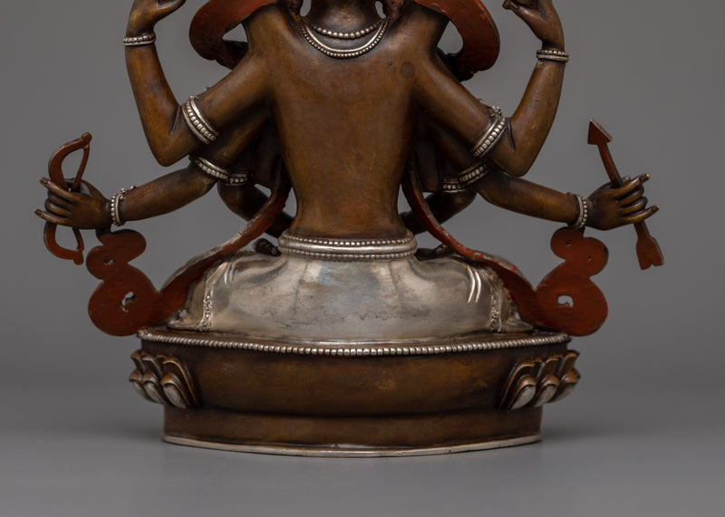 Himalayan Sculpture of Buddhist Deity Namasangati | The Lord of Knowledge