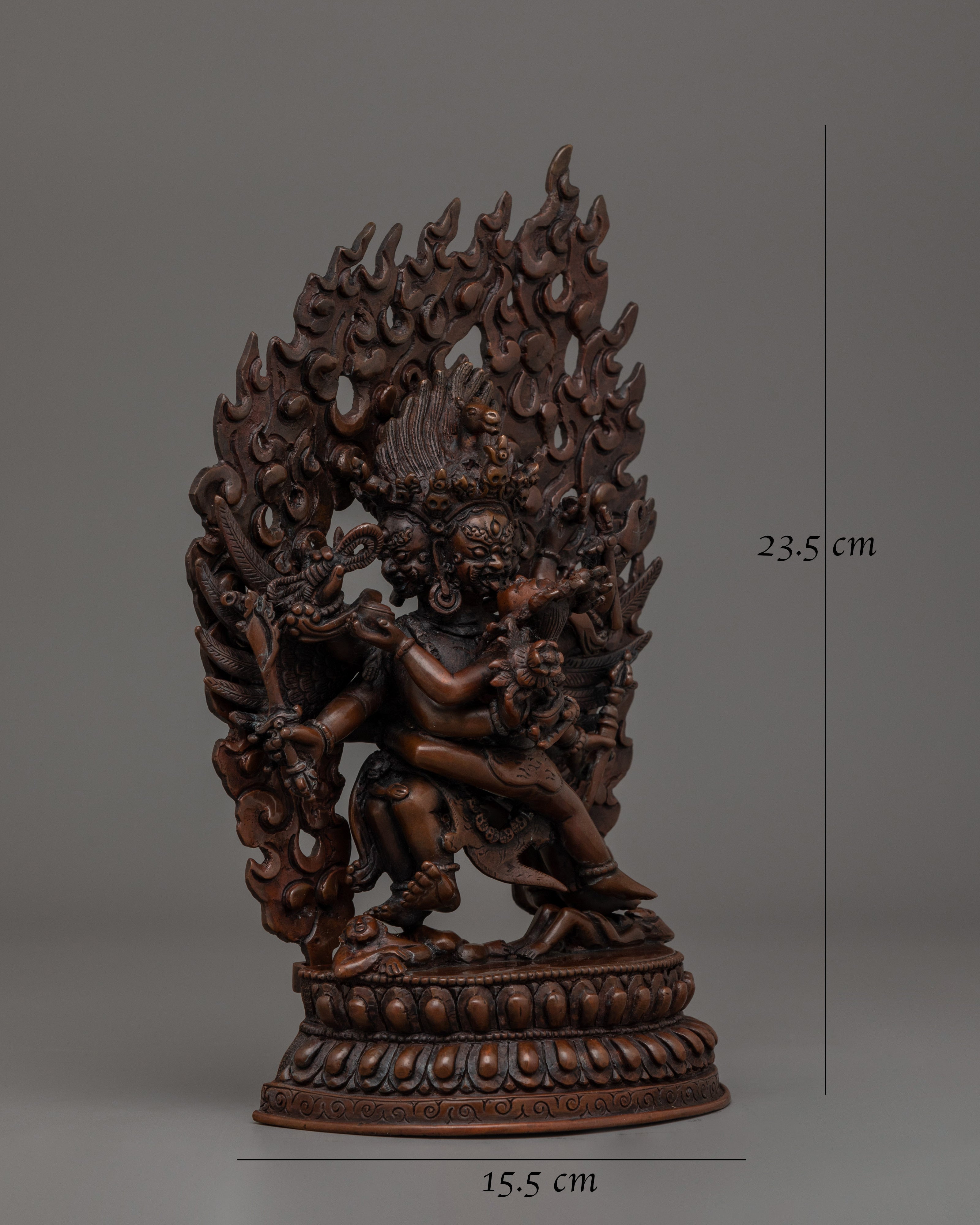 Hayagirve with Oxidized copper body 
