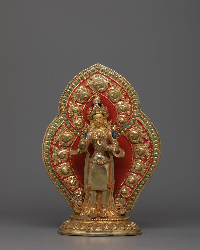 Guru Rinpoche with Beautiful Consort | A Divine Union of Wisdom and Compassion